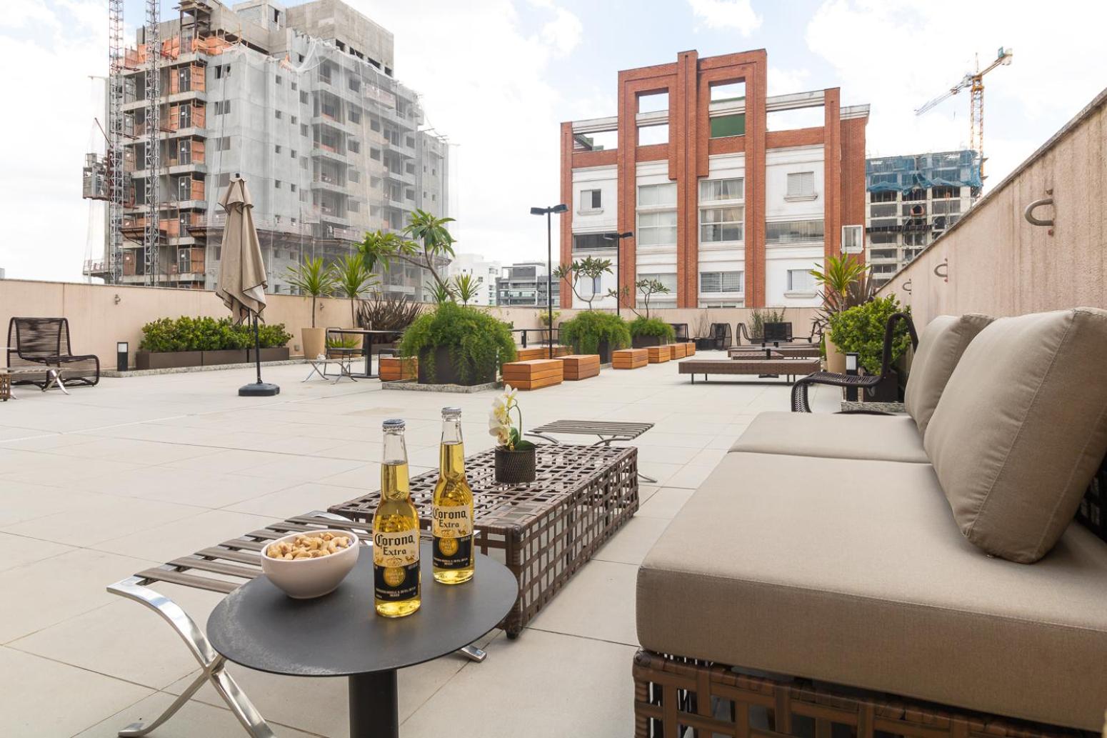 Moderno em Pinheiros c AC, Rooftop, Oscar Freire