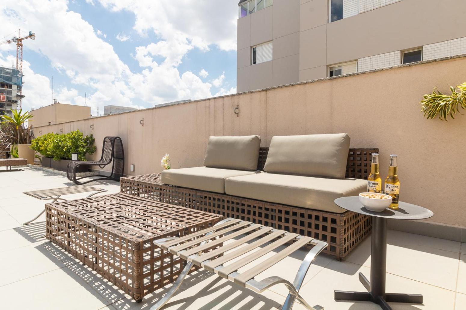 Moderno em Pinheiros c AC, Rooftop, Oscar Freire