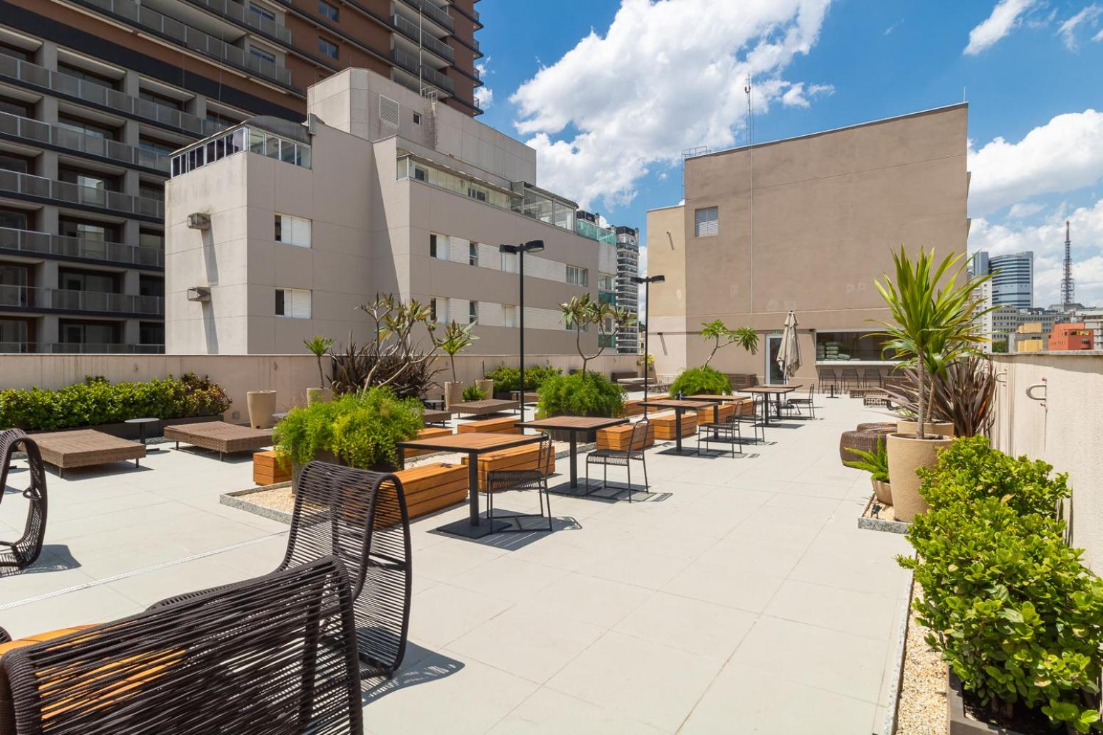Moderno em Pinheiros c AC, Rooftop, Oscar Freire