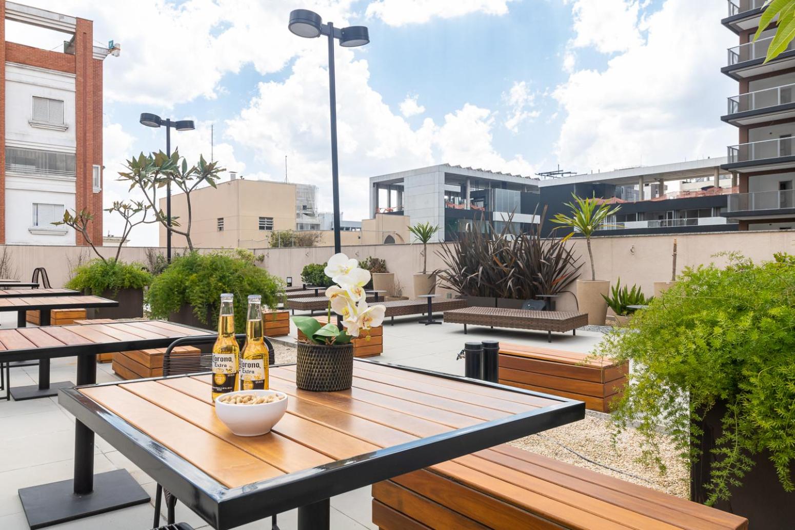 Moderno em Pinheiros c AC, Rooftop, Oscar Freire