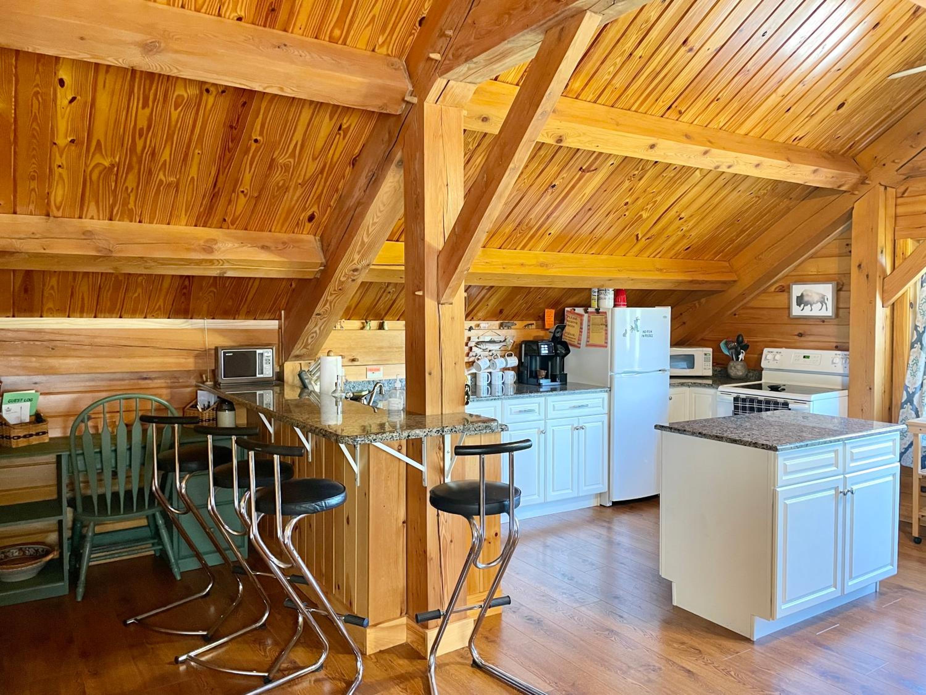Spacious Salmon River Waterfront Lodge for 6 view 3