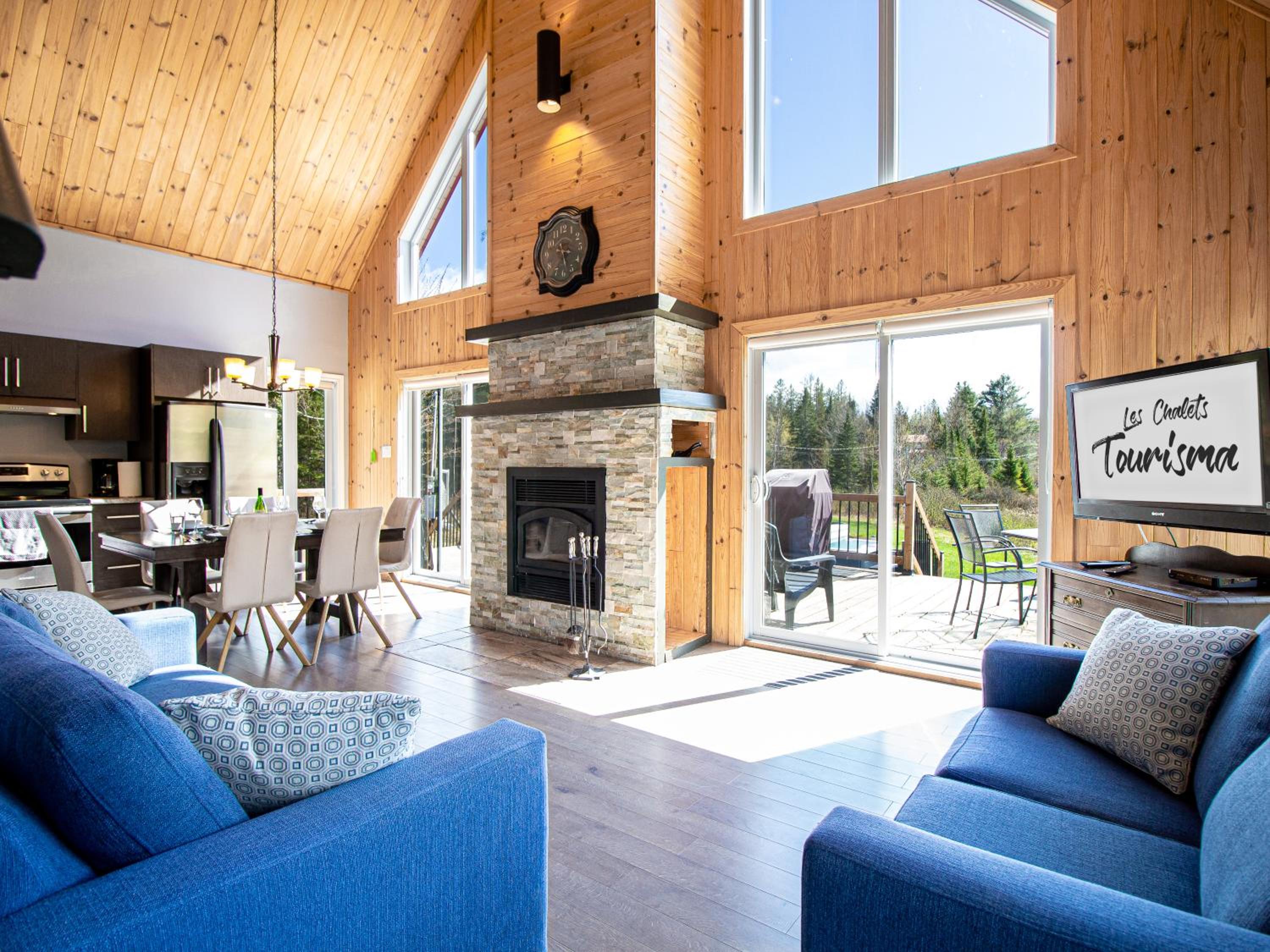 Les Chalets Tourisma - Chalet avec spa et foyer - Du Cap