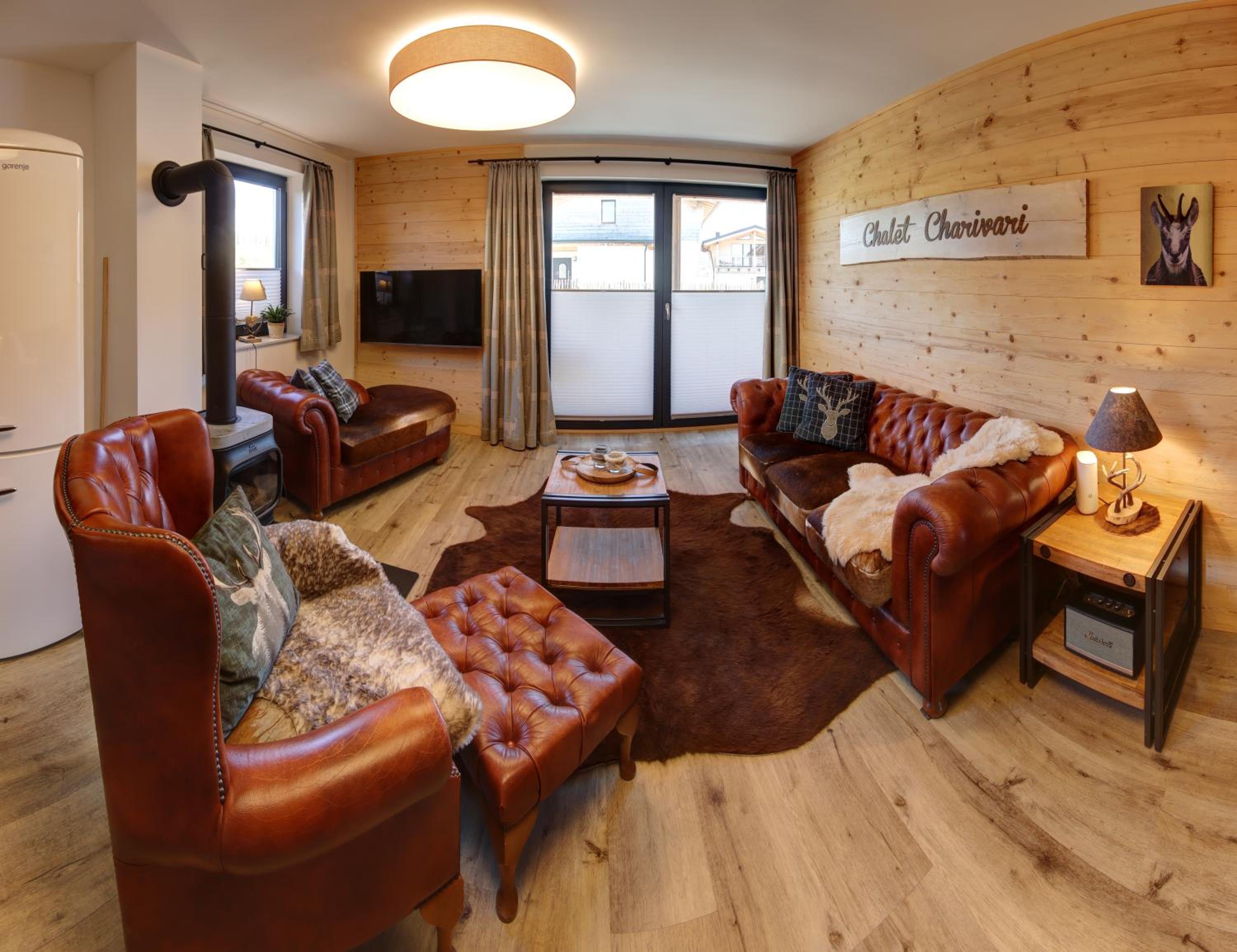 Chalet Charivari Inzell mit Whirlpool, Sauna & Garten