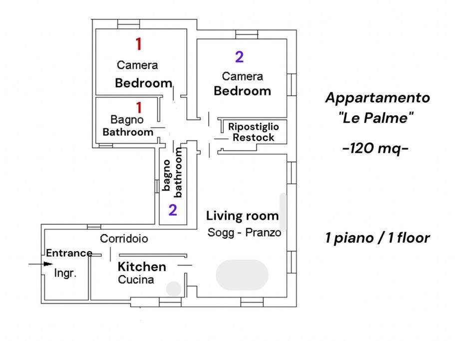 -Piazza Mazzini- 120 mq - 2 camere - 2 bagni e Garage photo 3