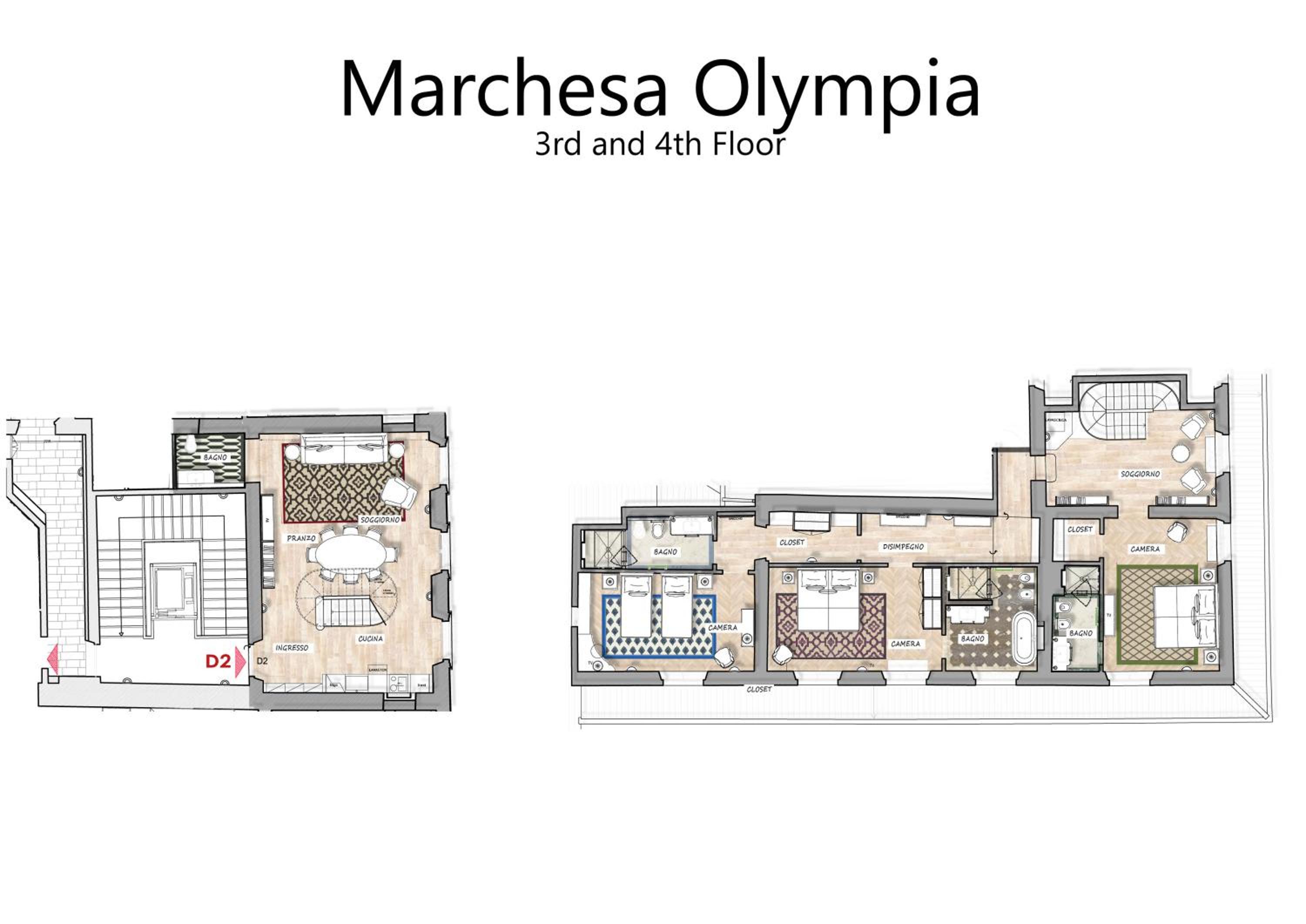 Marchesa Olympia City View- La Dimora degli Affreschi Florence