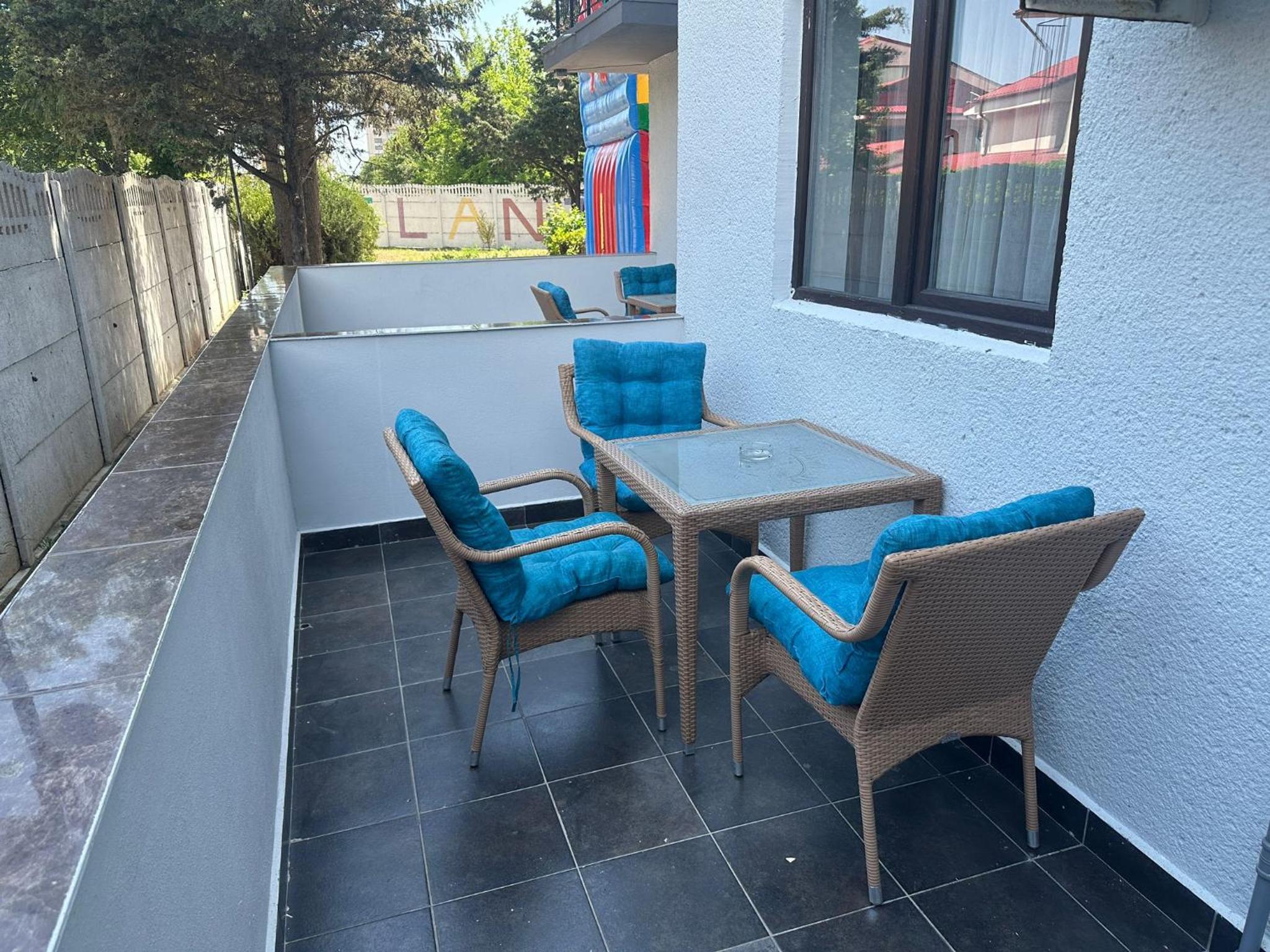 outdoor BBQ area