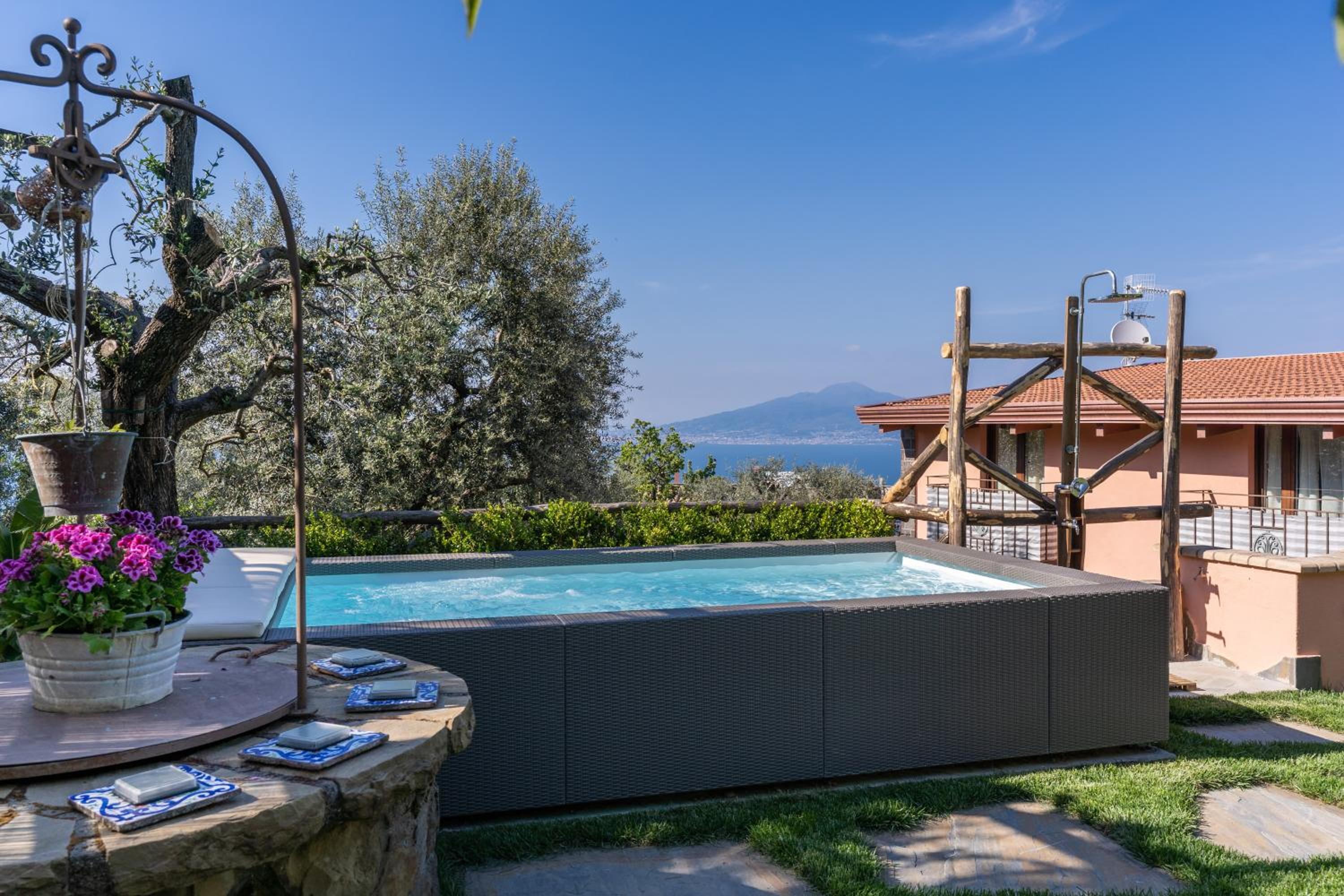 VILLA CARUSO PRIVATE HEATED POOL & SEA VIEW view 4