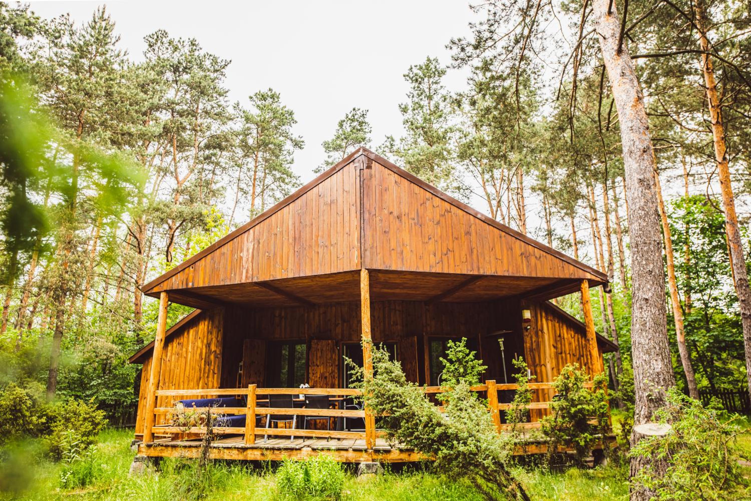 Autumn Nature Cottage Stove Garden by PolandBnB
