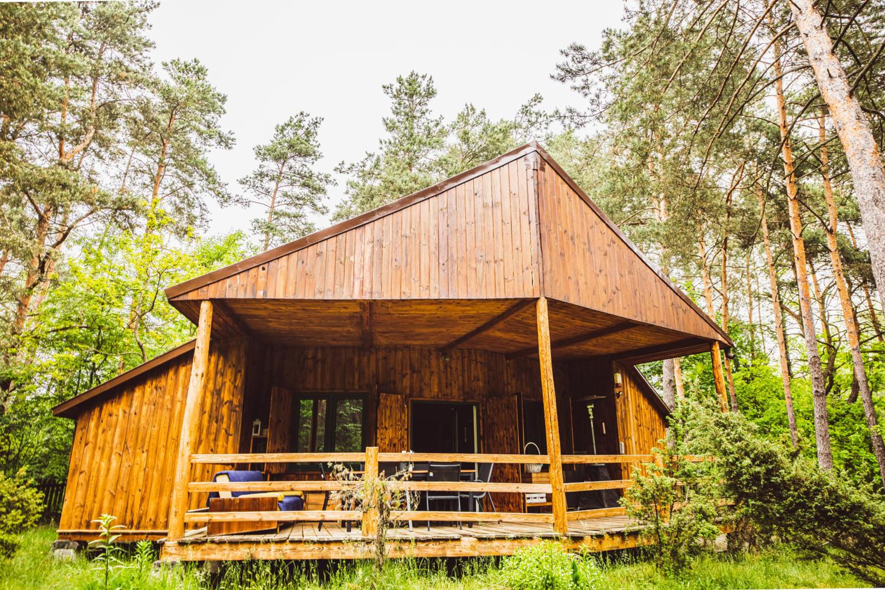 Autumn Nature Cottage Stove Garden by PolandBnB