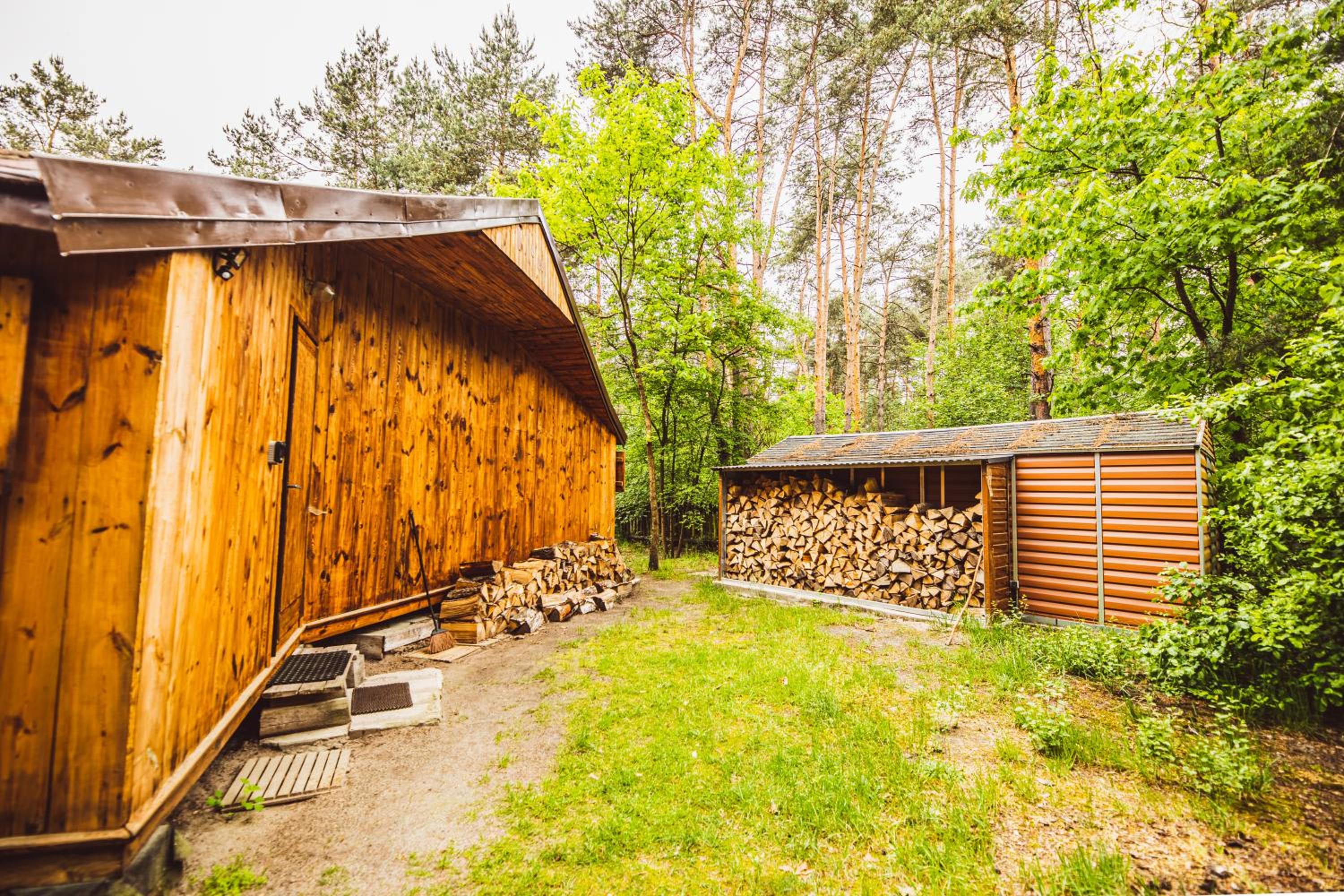Autumn Nature Cottage Stove Garden by PolandBnB