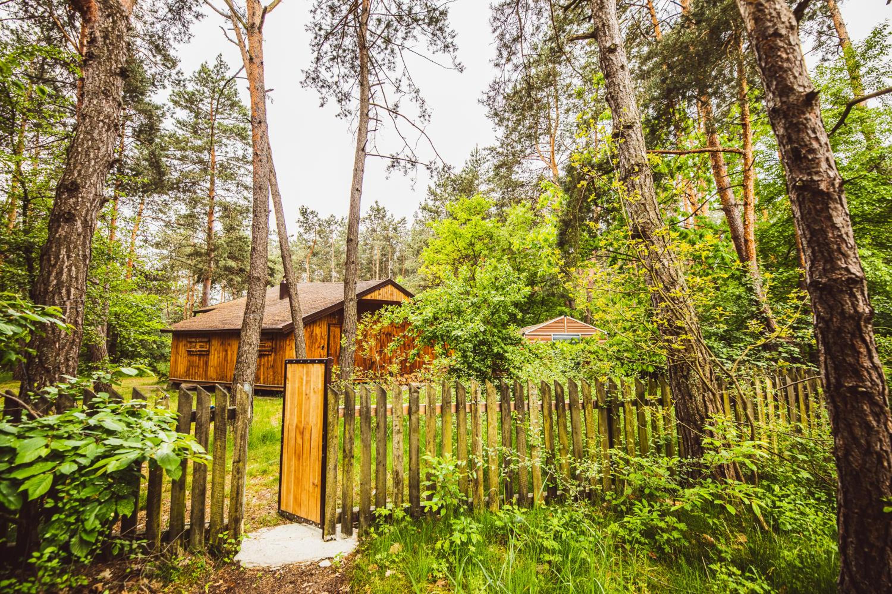 Autumn Nature Cottage Stove Garden by PolandBnB