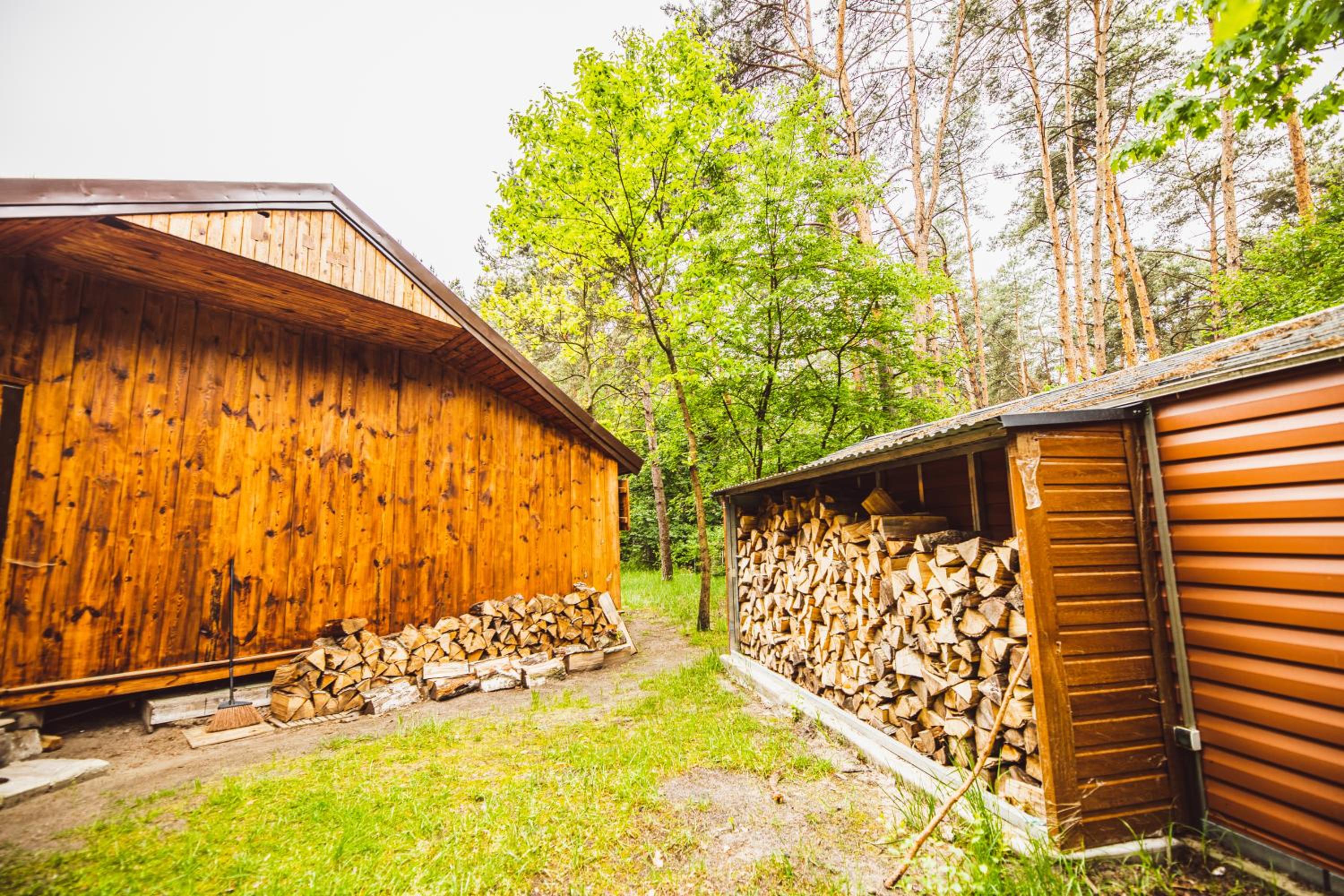 Autumn Nature Cottage Stove Garden by PolandBnB