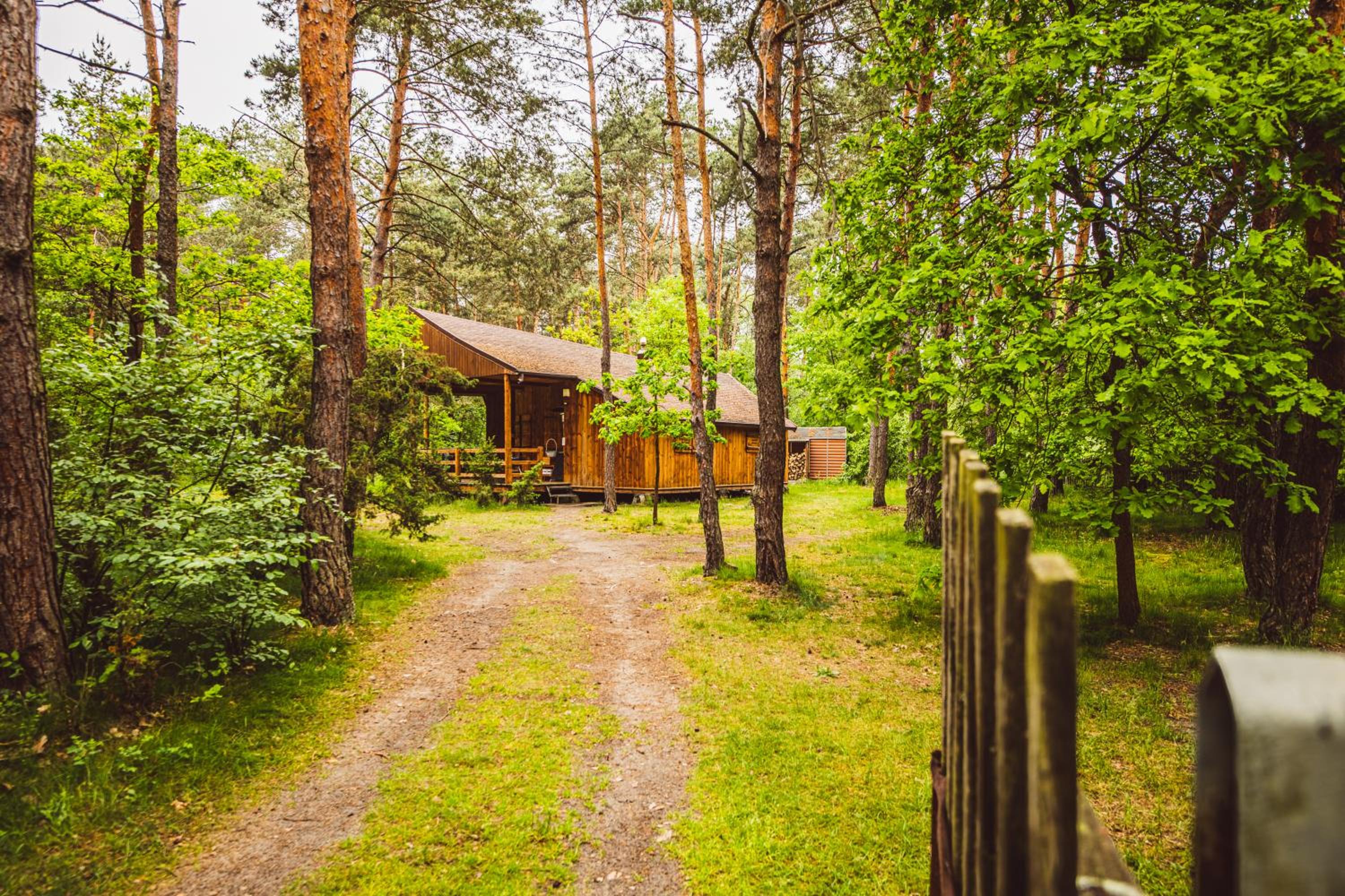 Autumn Nature Cottage Stove Garden by PolandBnB