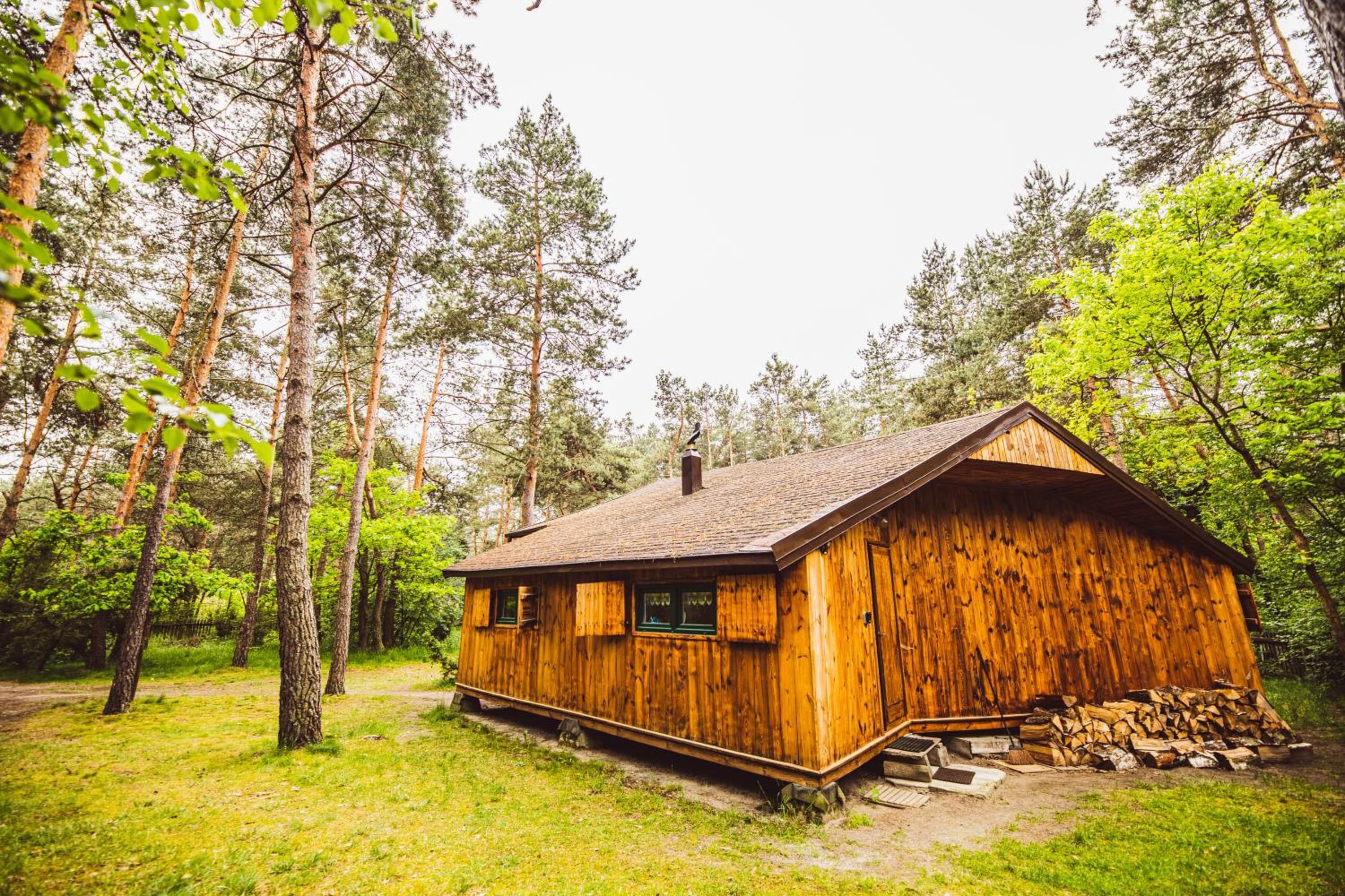 Autumn Nature Cottage Stove Garden by PolandBnB