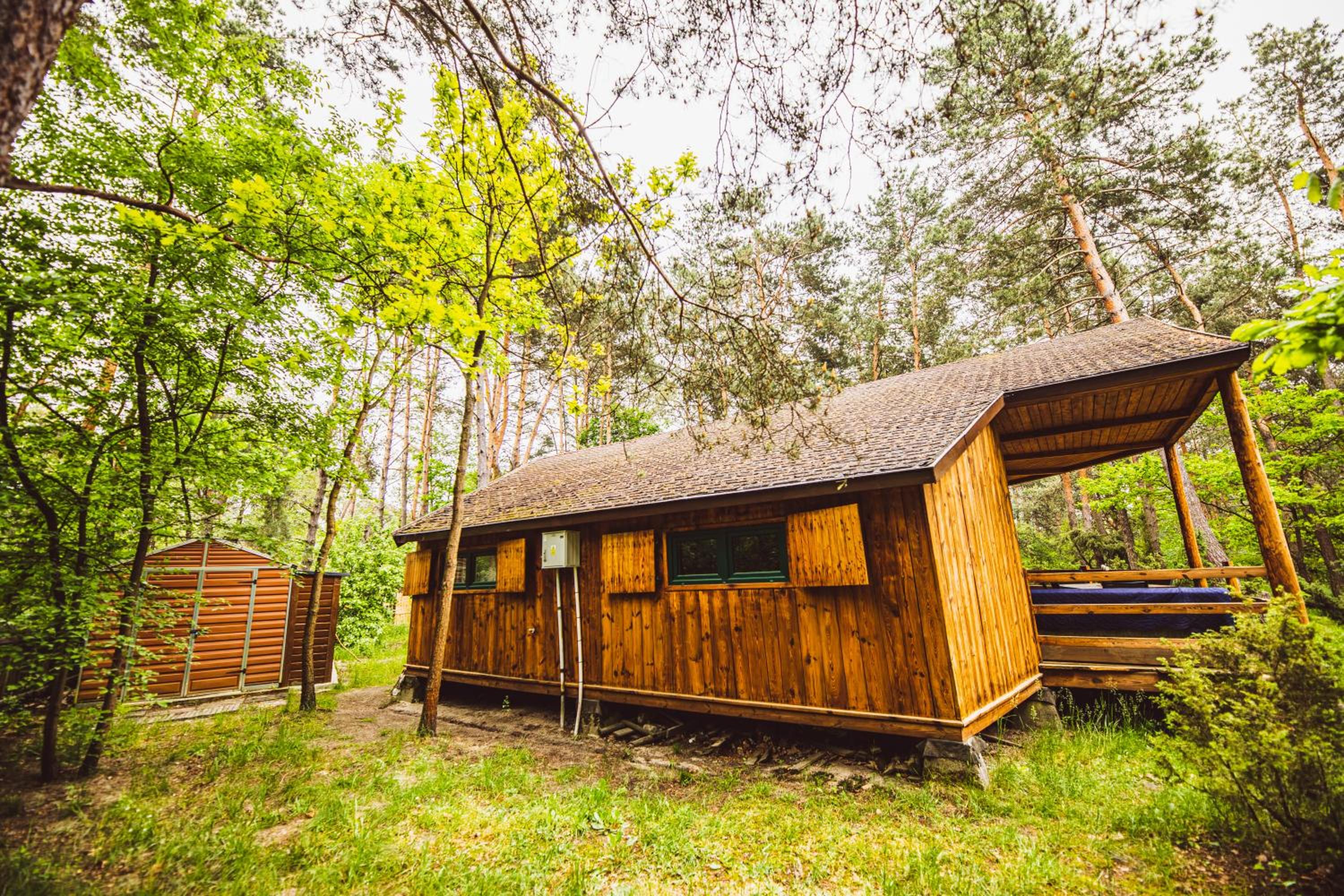 Autumn Nature Cottage Stove Garden by PolandBnB