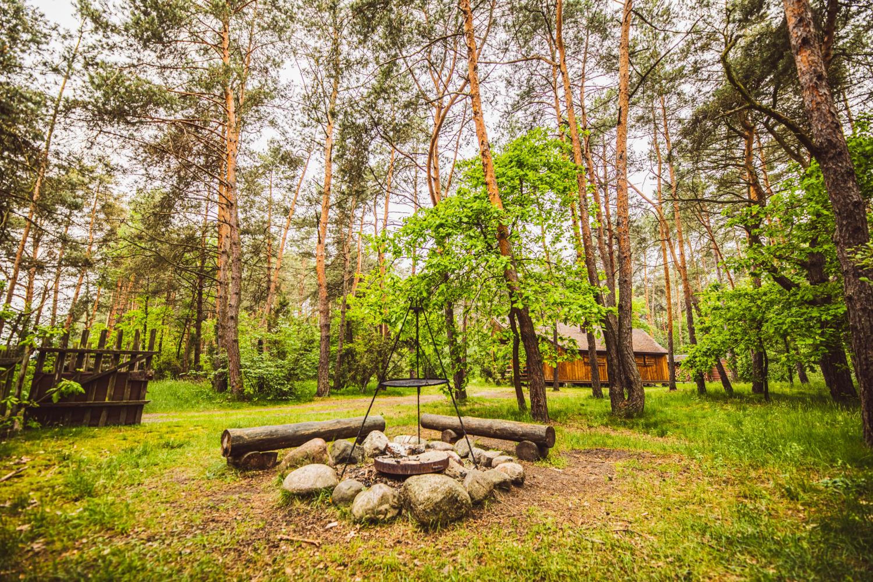 Autumn Nature Cottage Stove Garden by PolandBnB