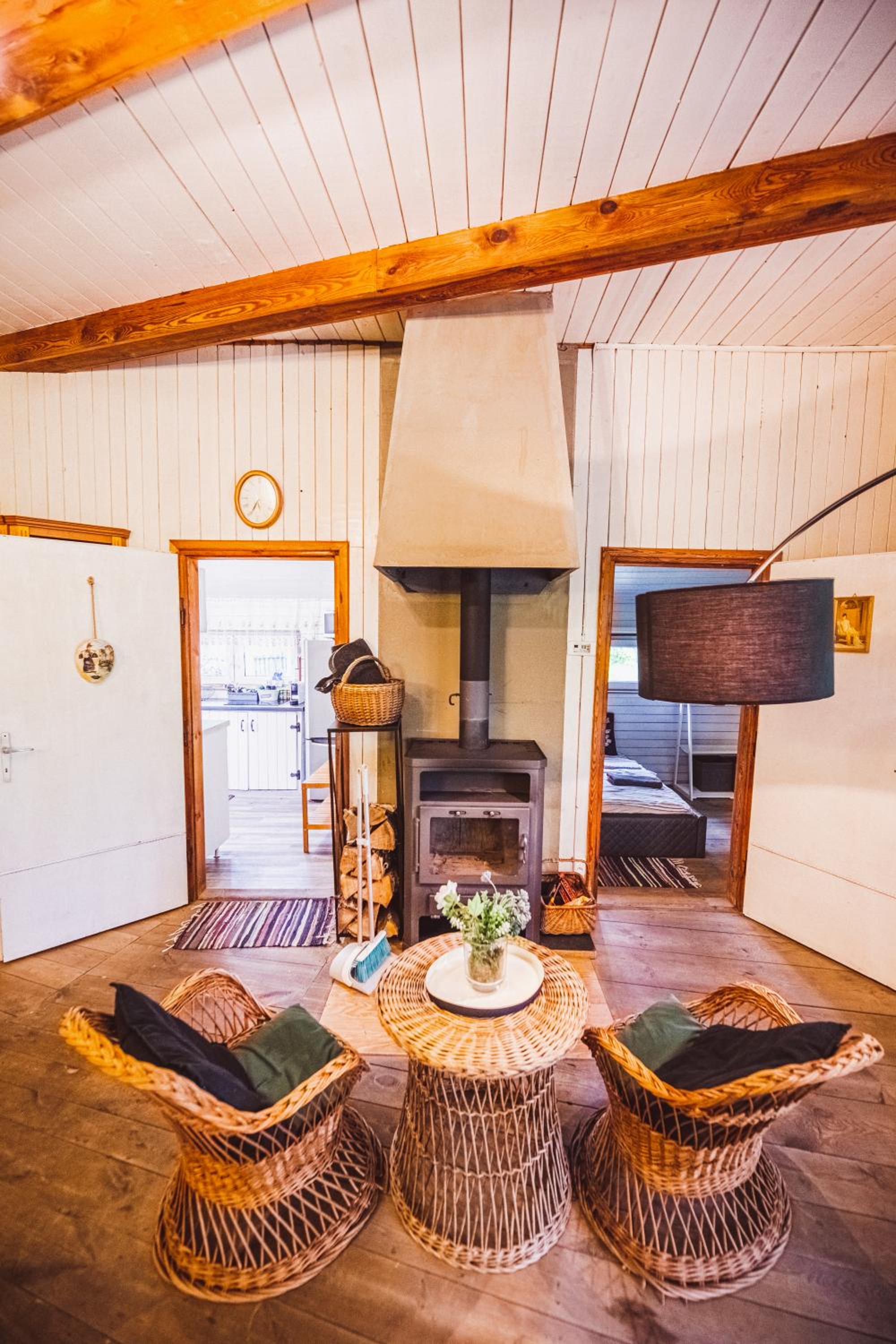 Autumn Nature Cottage Stove Garden by PolandBnB