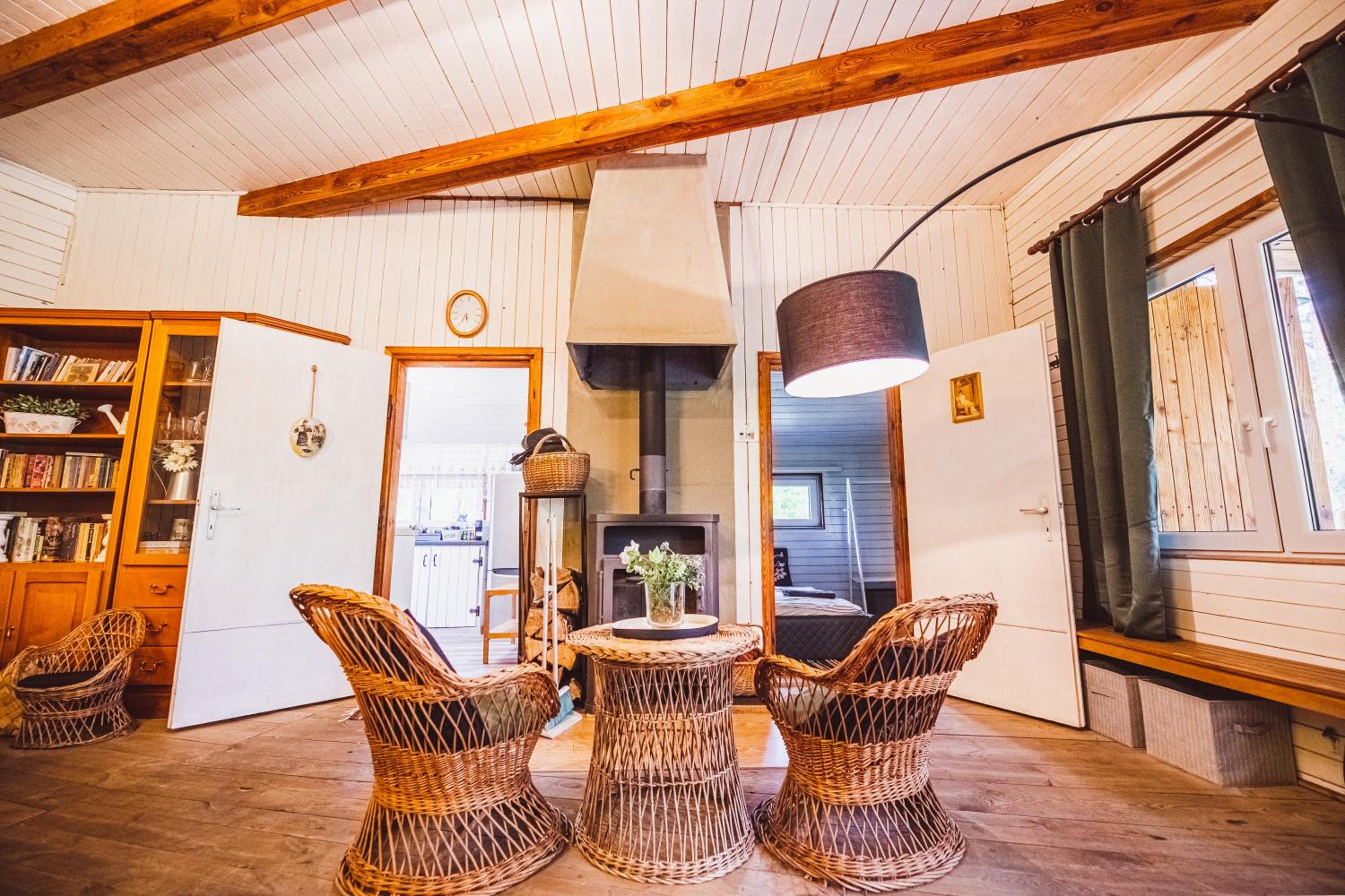 Autumn Nature Cottage Stove Garden by PolandBnB