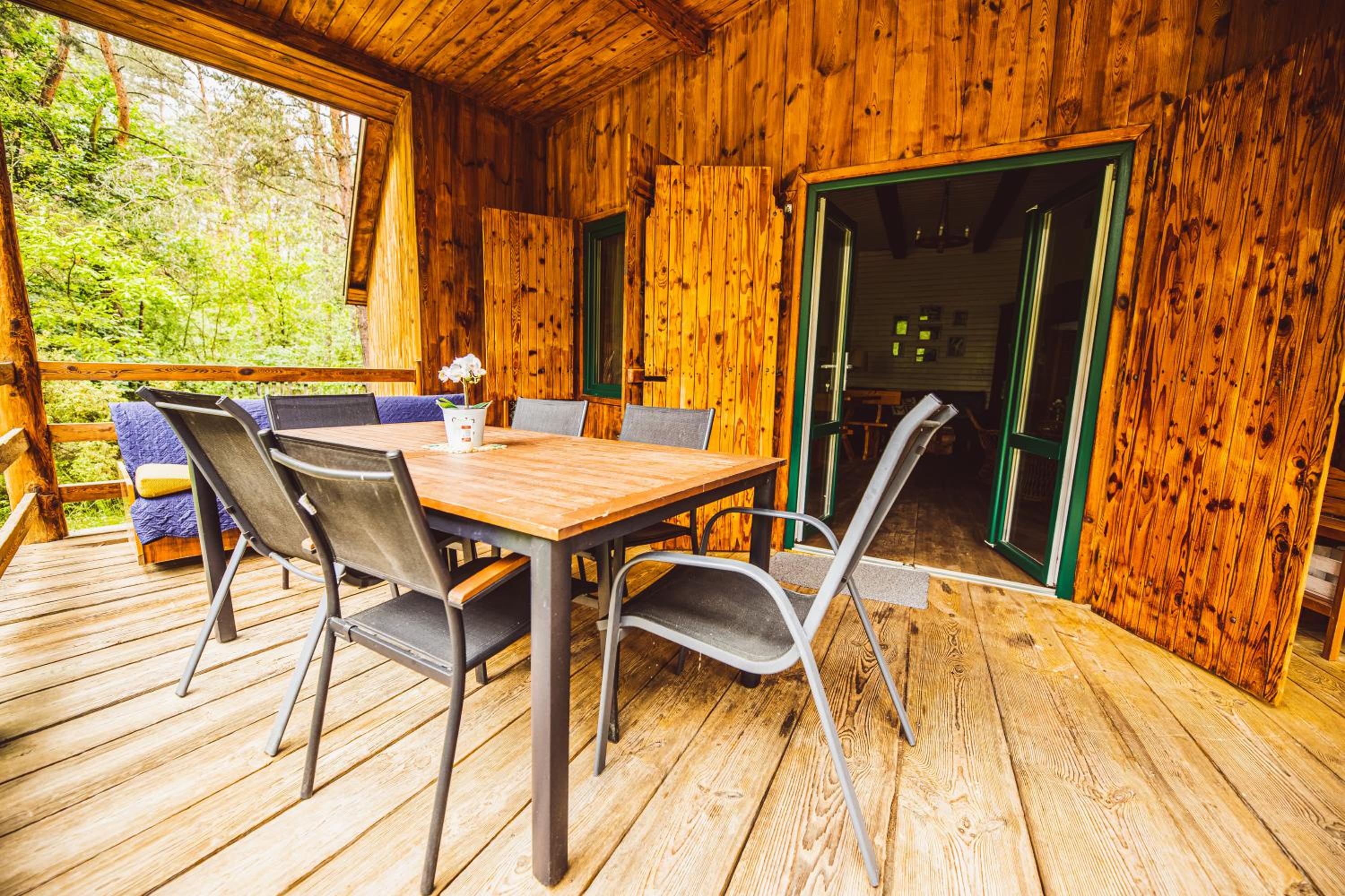 Autumn Nature Cottage Stove Garden by PolandBnB
