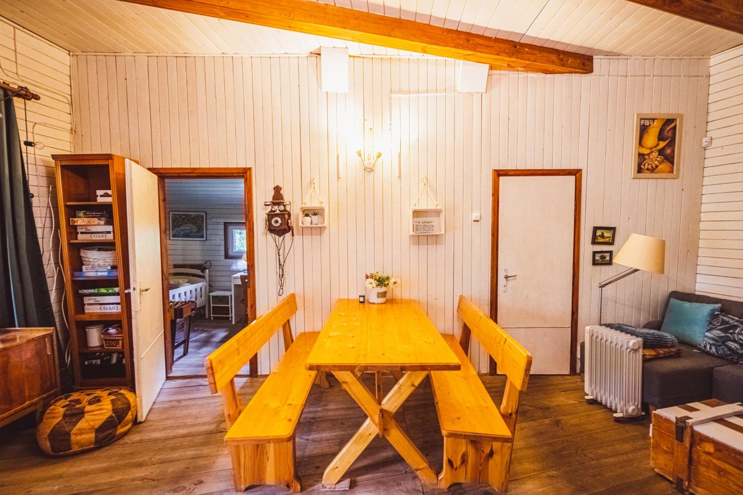 Autumn Nature Cottage Stove Garden by PolandBnB