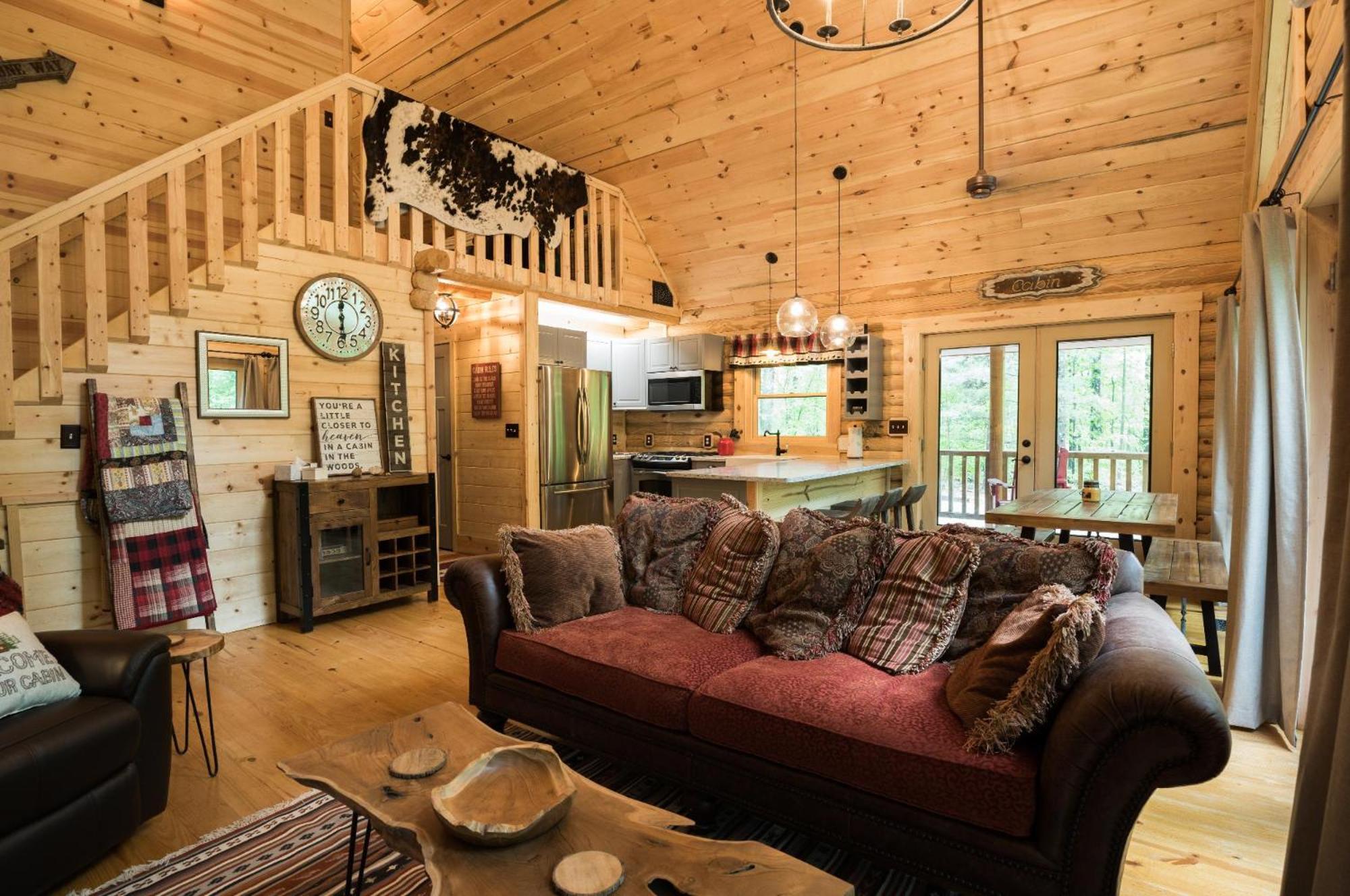 Brown County Log Cabin view 3