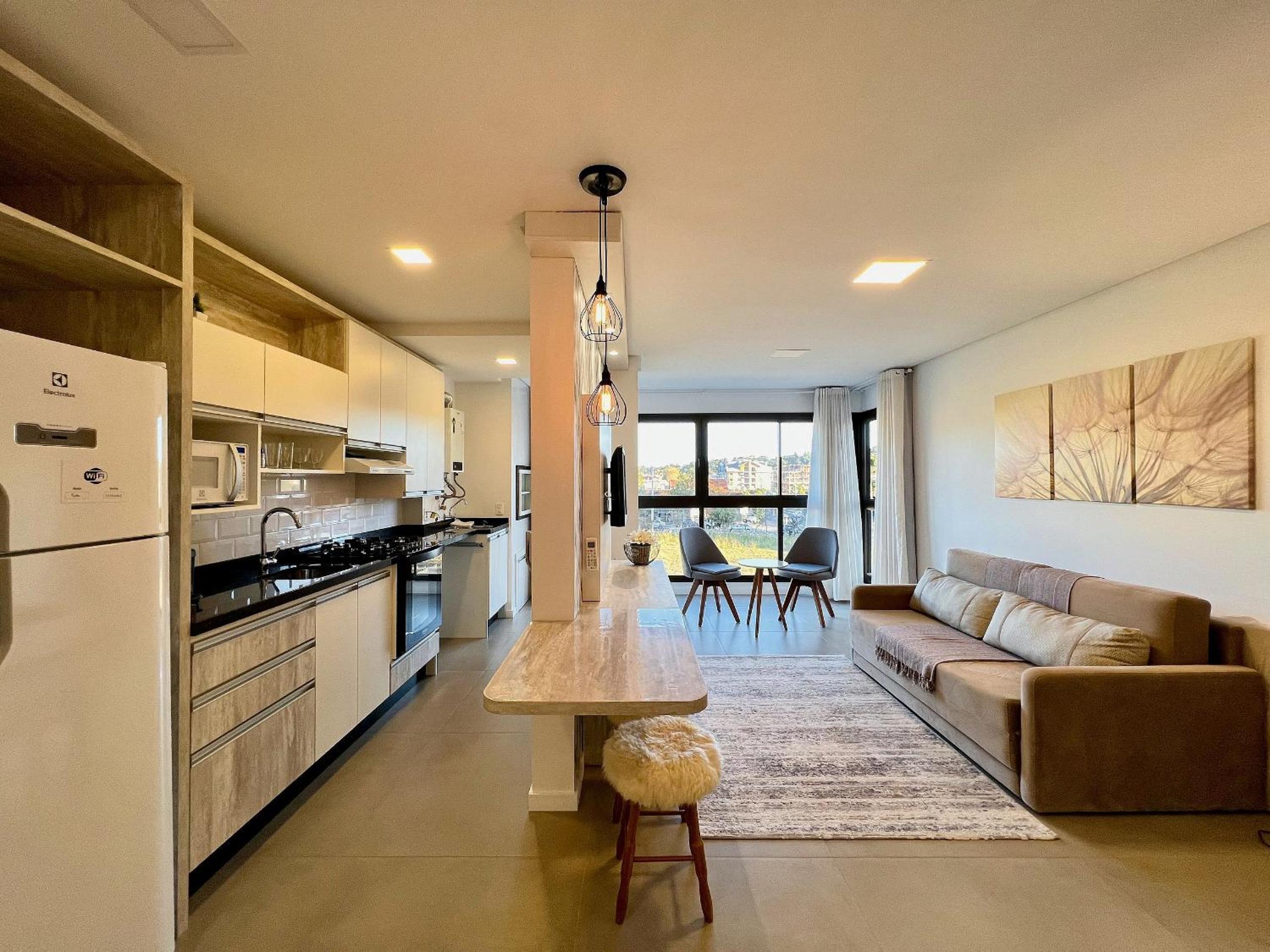 Apartamento Volo Class 1 dorm Centro by Achei