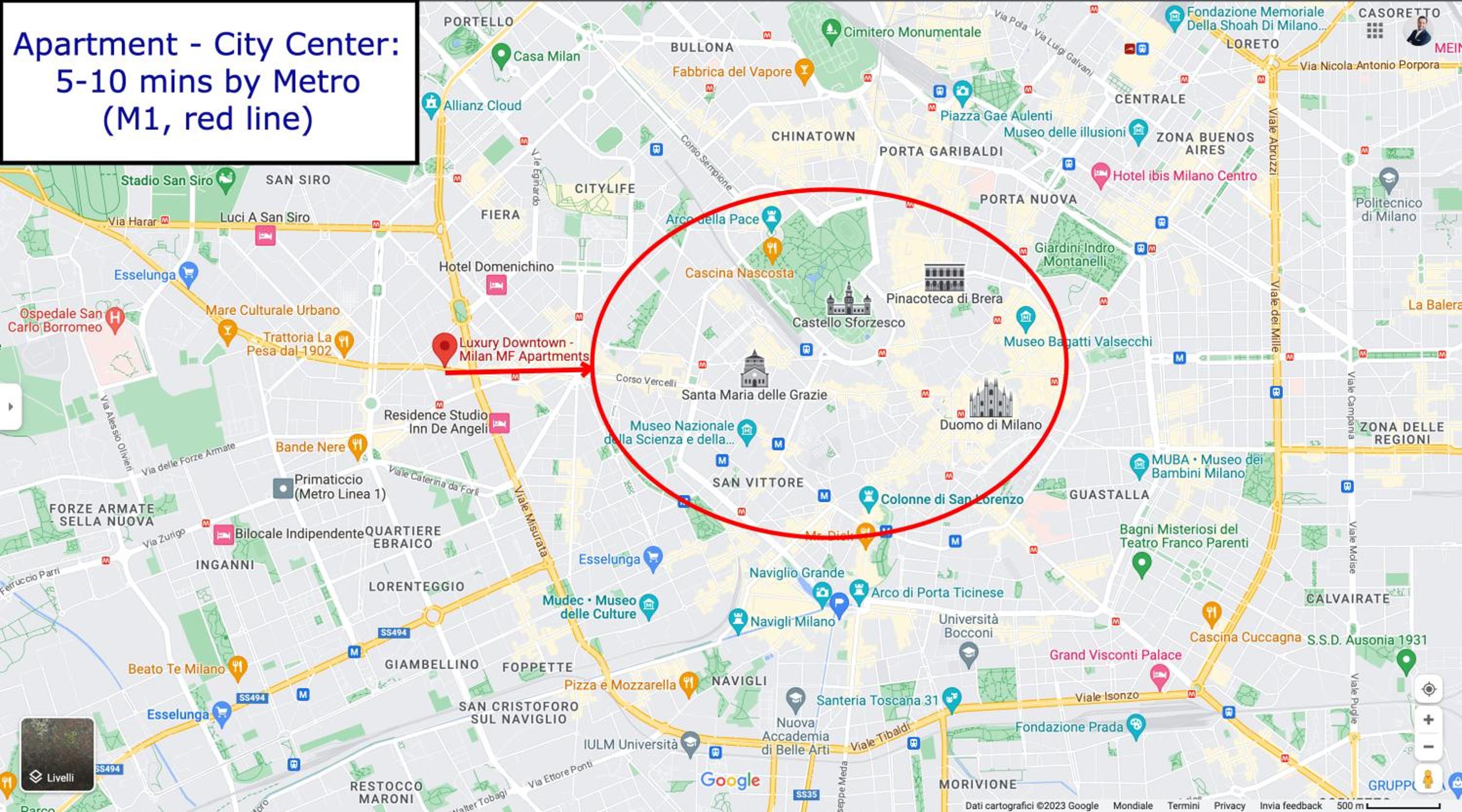 Luxury Downtown - Milan MF Apartments