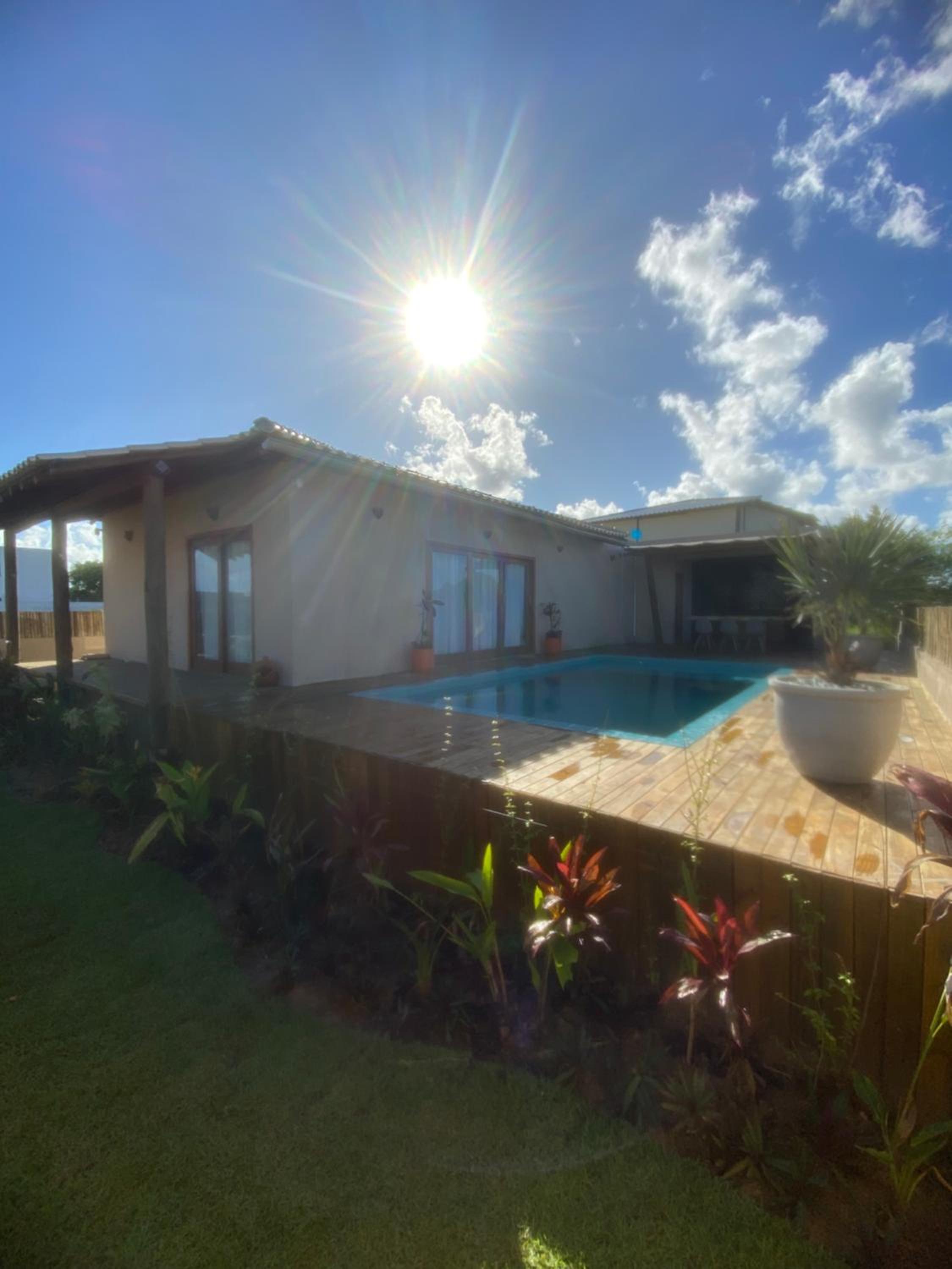Casa com piscina em Taipu de Fora