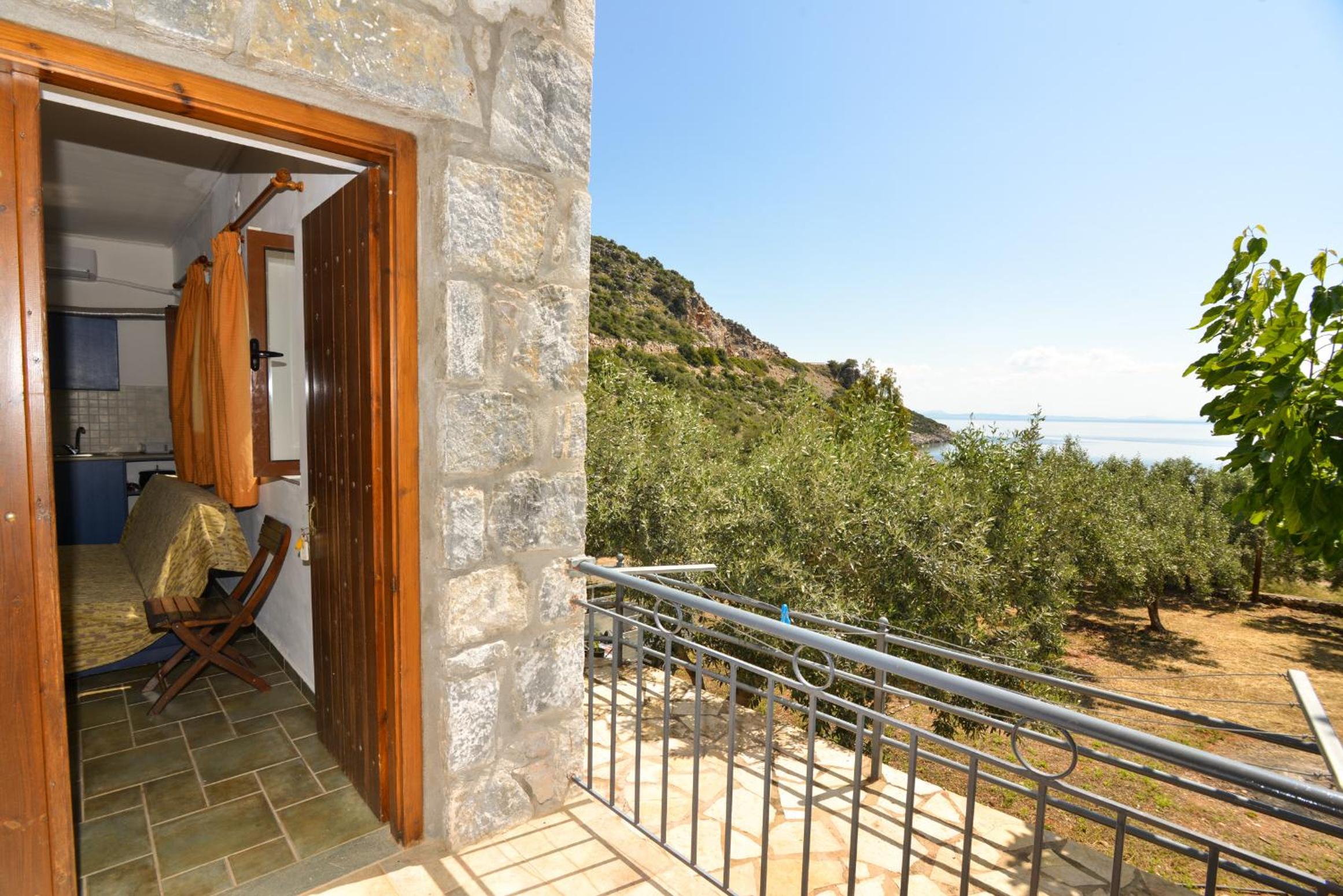 Astros Beach house within an olive farm