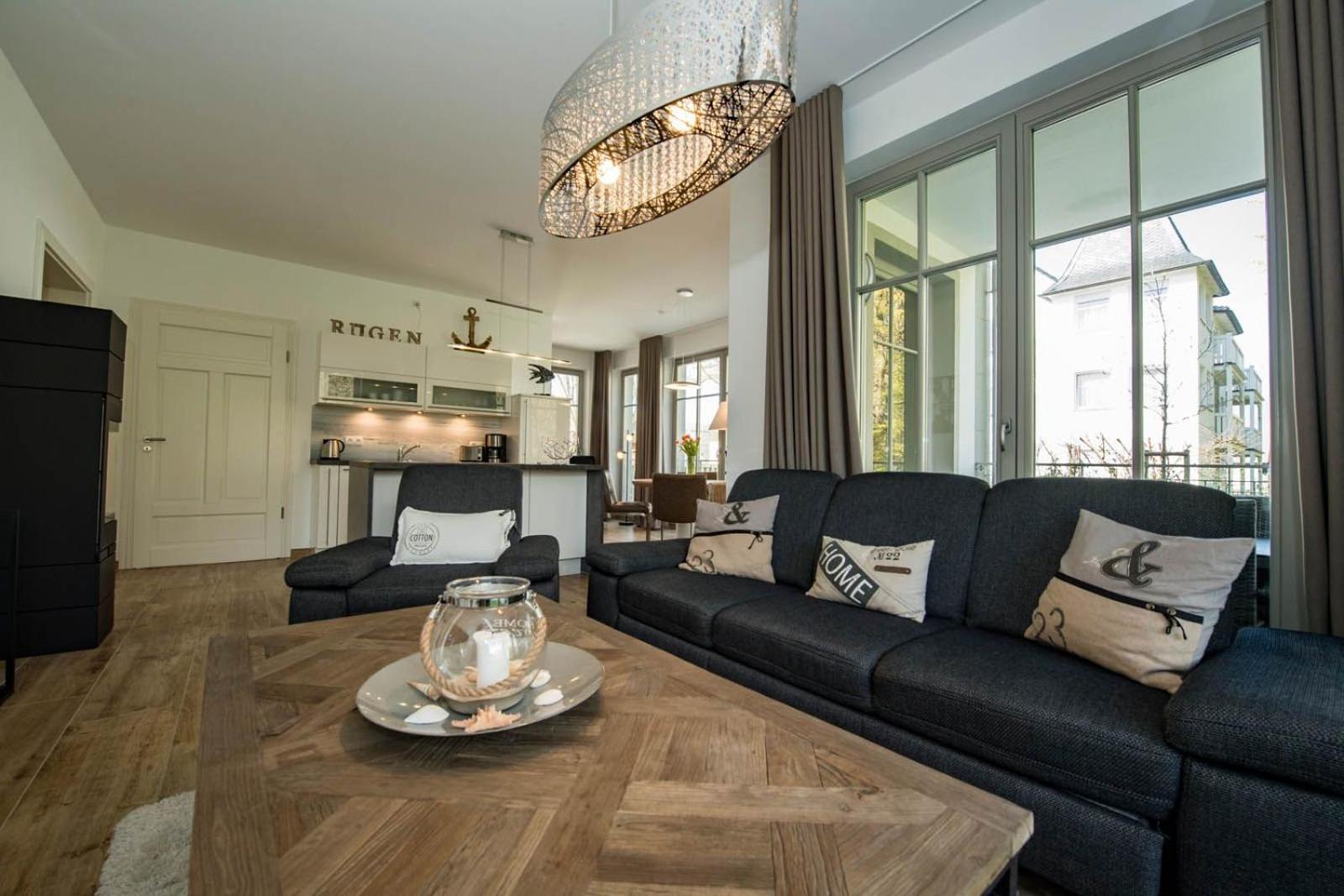 großzügige Ferienappartements mit Sauna und Balkon VP