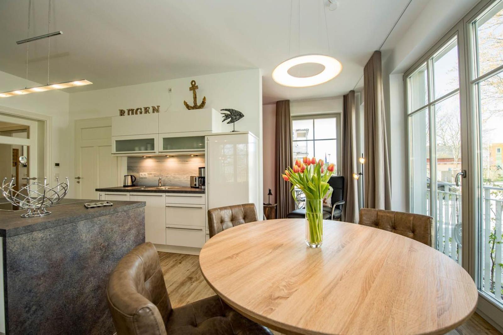 großzügige Ferienappartements mit Sauna und Balkon VP