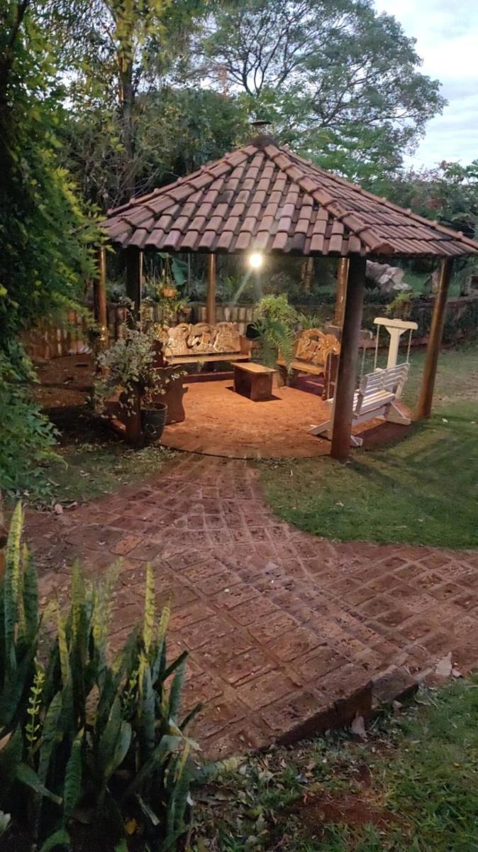 outdoor BBQ area