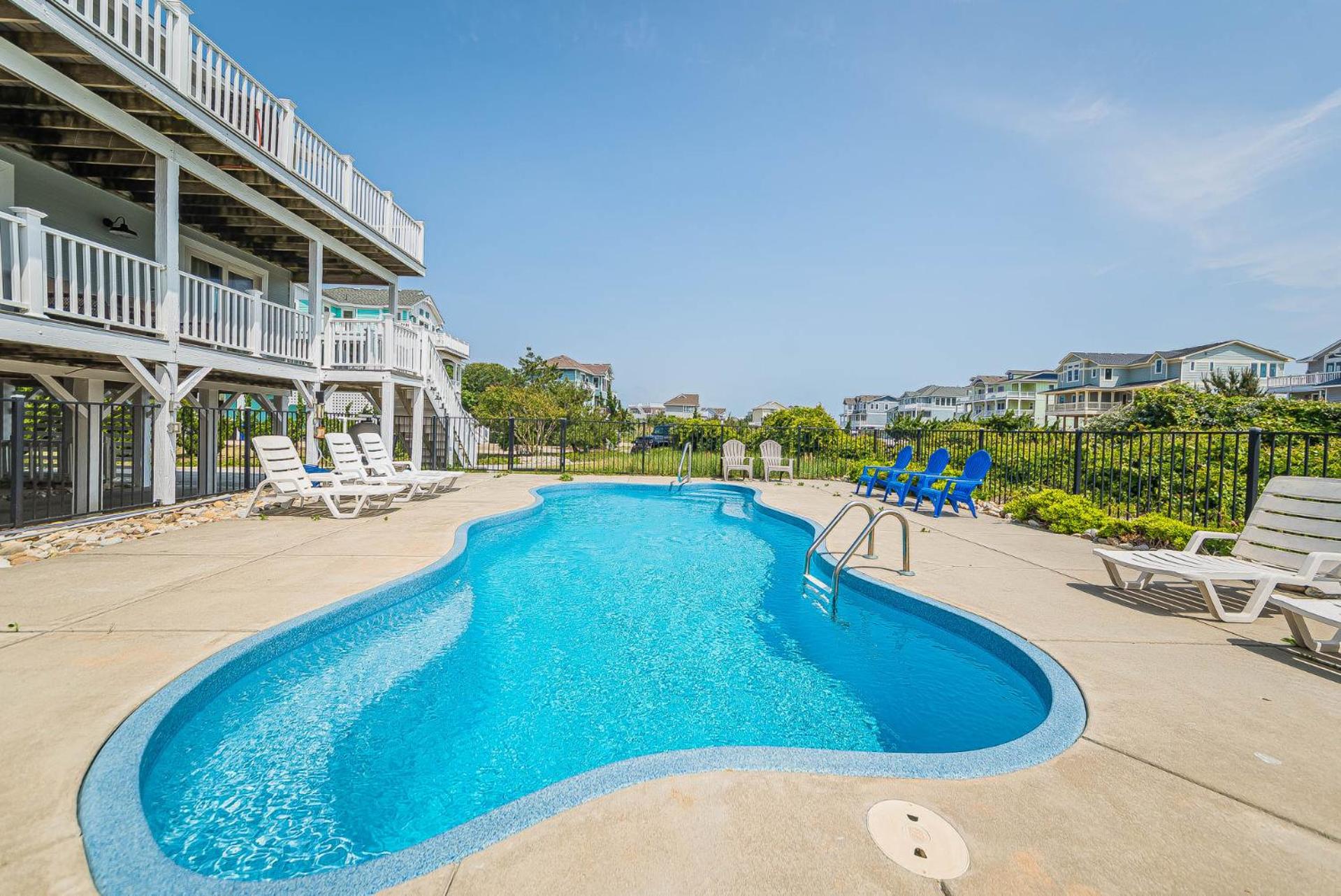 Arcadia - Duck, Caffey's Inlet, Ocean Views, 50 Yards to Beach, Pool, Pets OK, Cul-de-sac Location