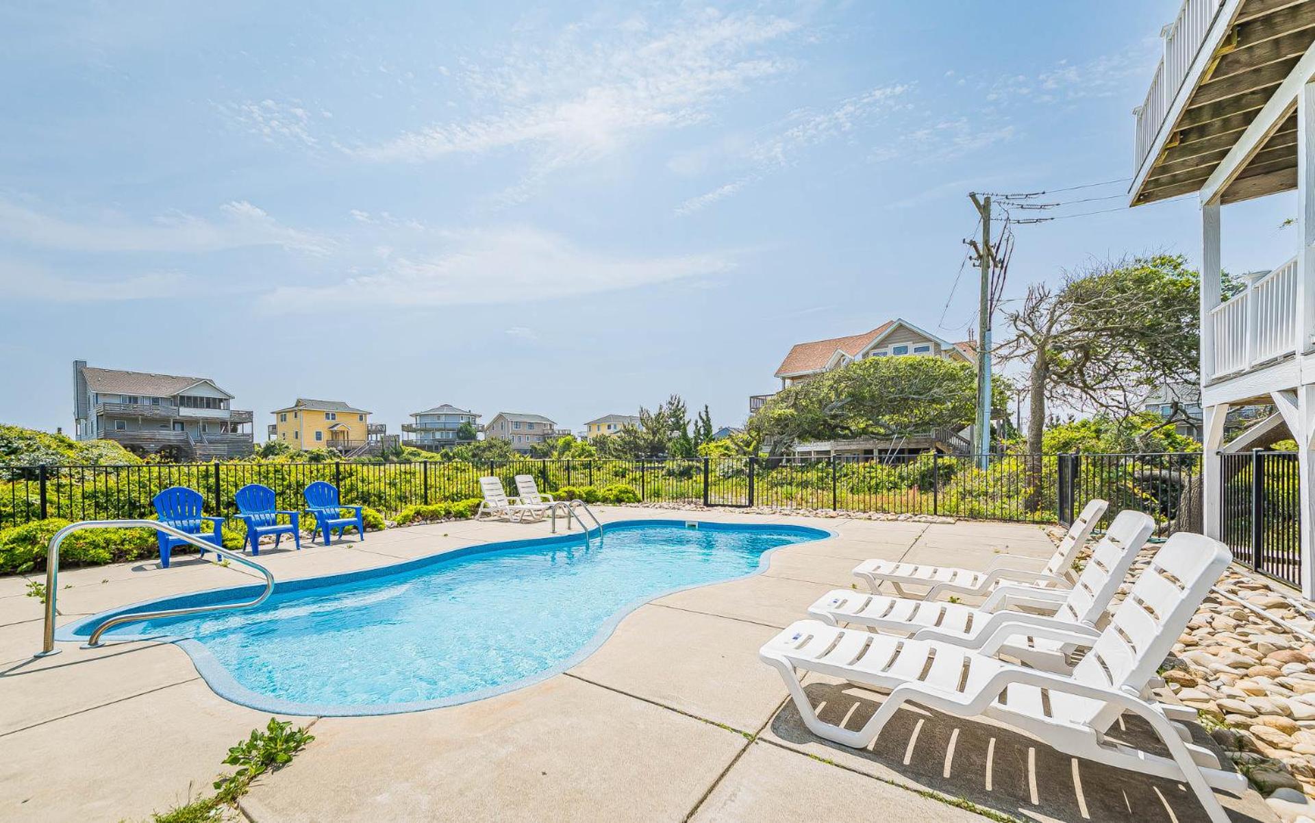 Arcadia - Duck, Caffey's Inlet, Ocean Views, 50 Yards to Beach, Pool, Pets OK, Cul-de-sac Location