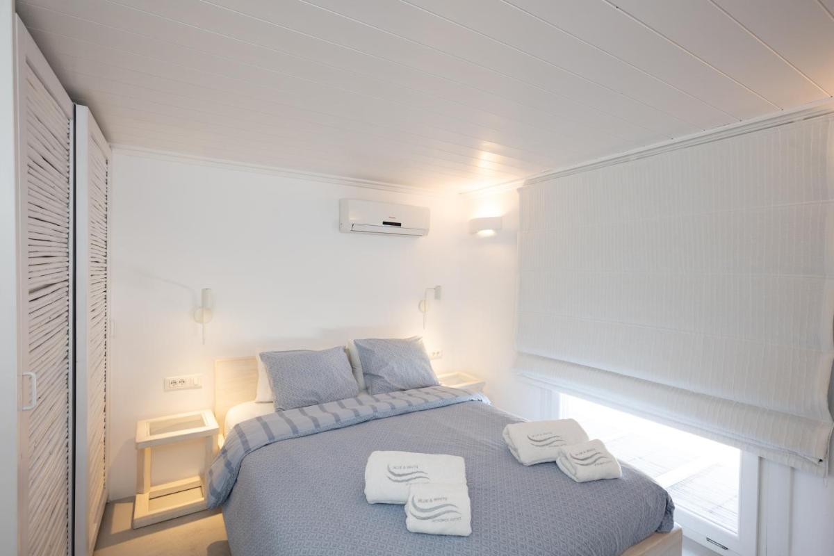 Blue, White and Grey Suites