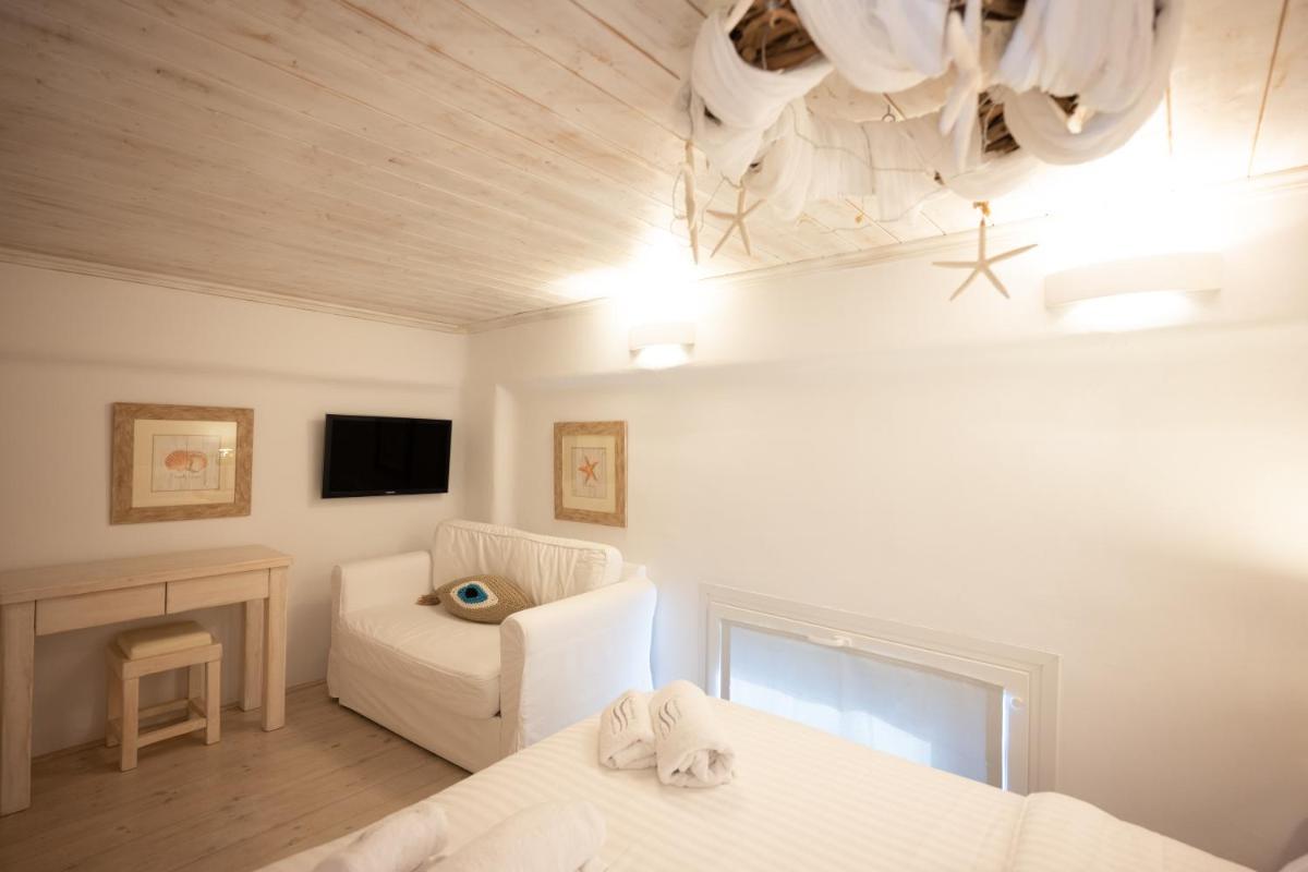 Blue, White and Grey Suites