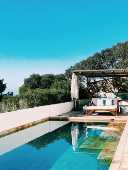 Villa Larosa with seaview in Es Cubells Ibiza