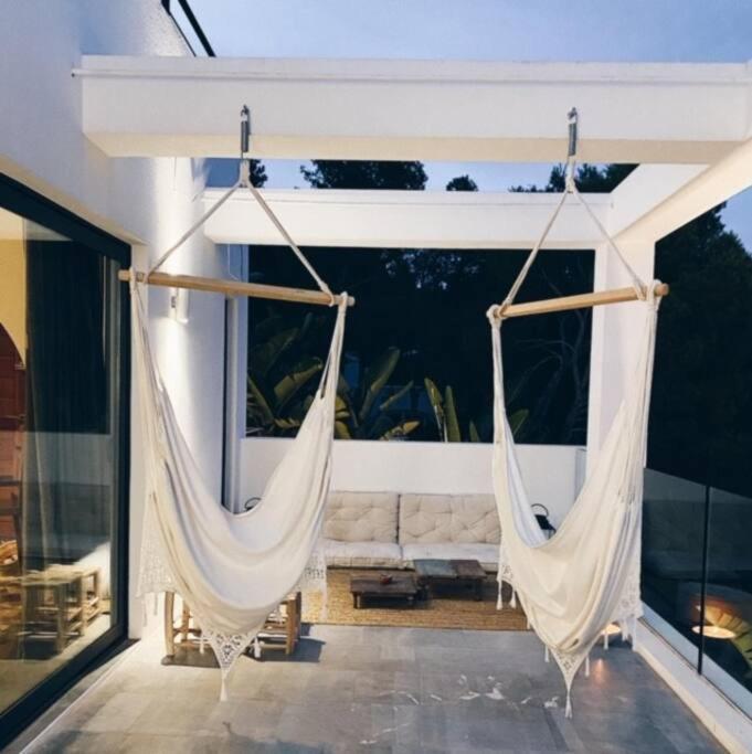 Villa Larosa with seaview in Es Cubells Ibiza