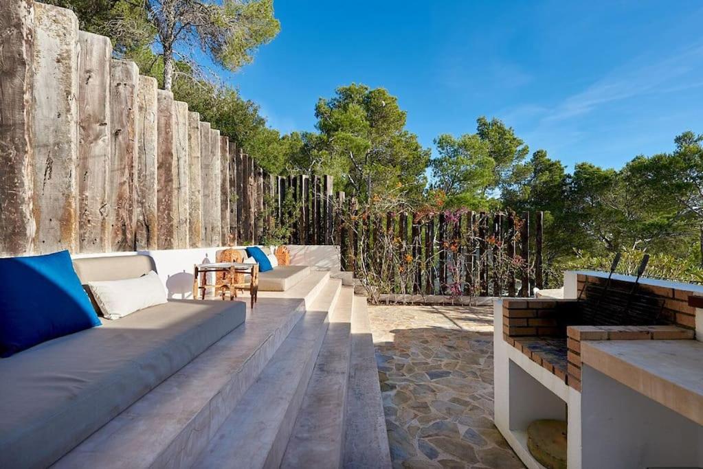 Villa Larosa with seaview in Es Cubells Ibiza