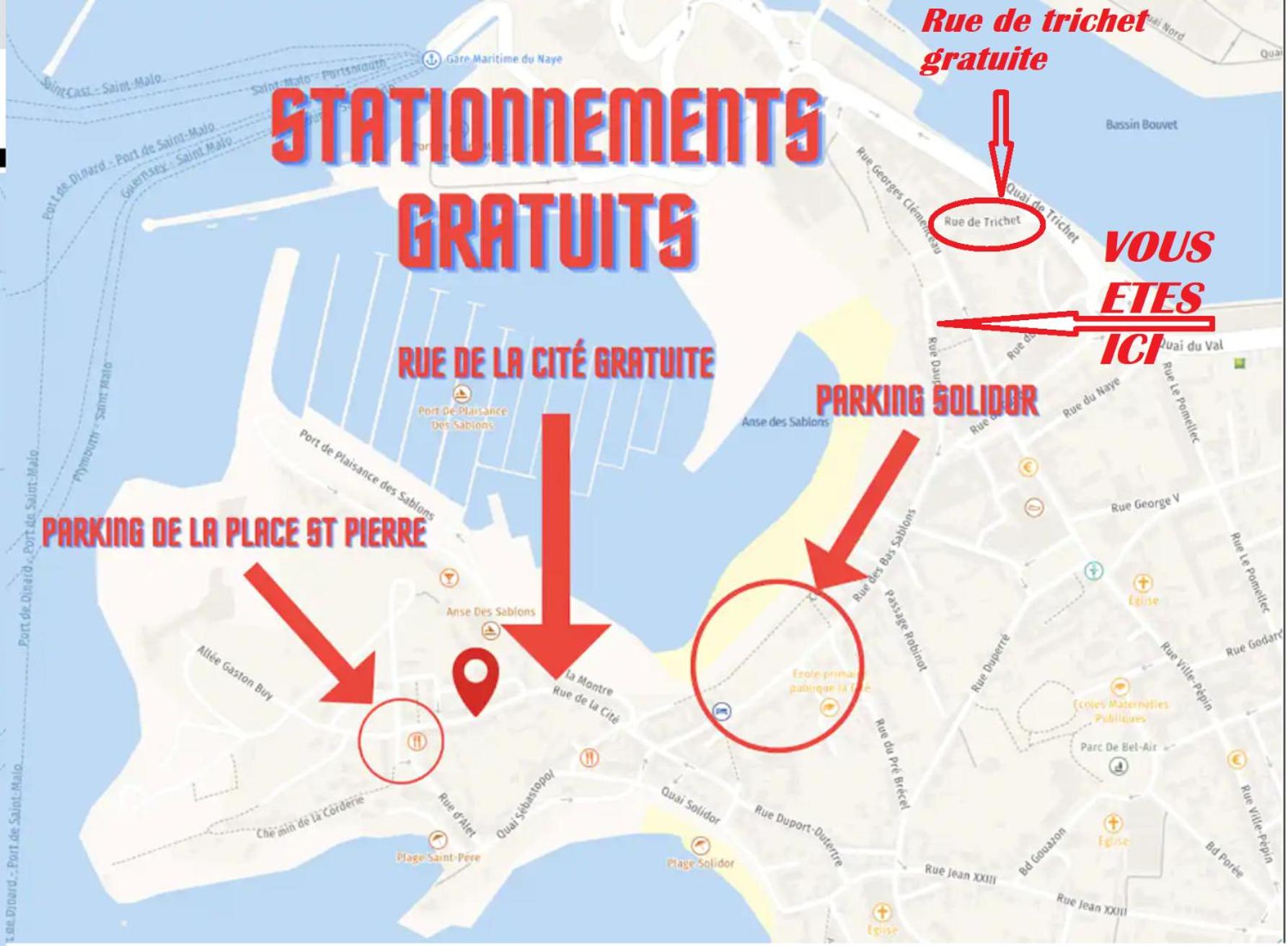 Appartement Saint Malo vue sur mer et sur intra muros, Ferry, plage et commerces à 50 m