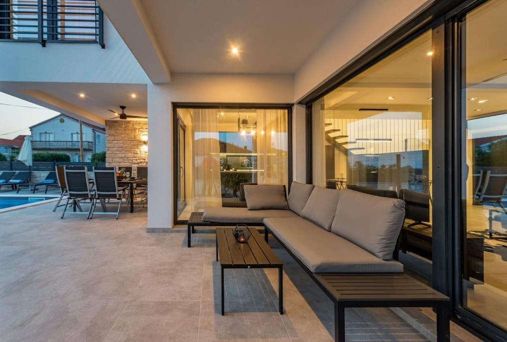 Brand new Villa Olivia 30m from the sea with heated pool and jacuzzi view 2