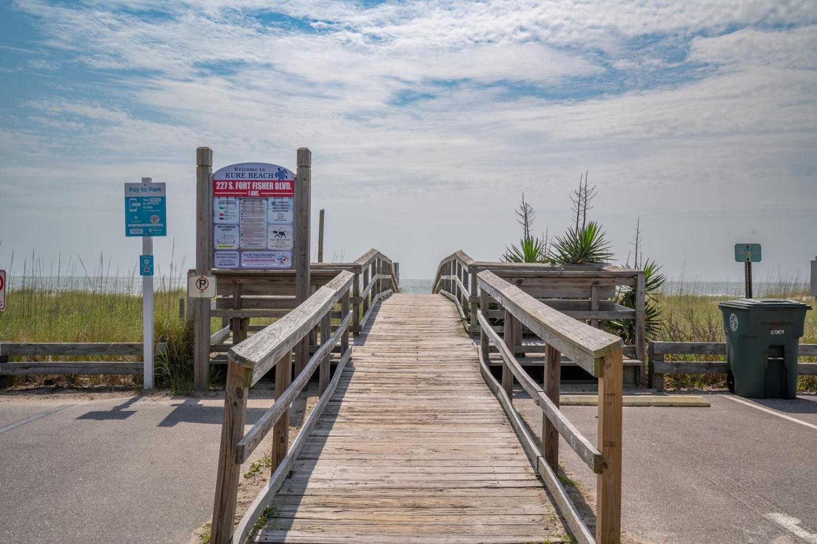 Second Row - Ocean View - Near Kure Beach Pier