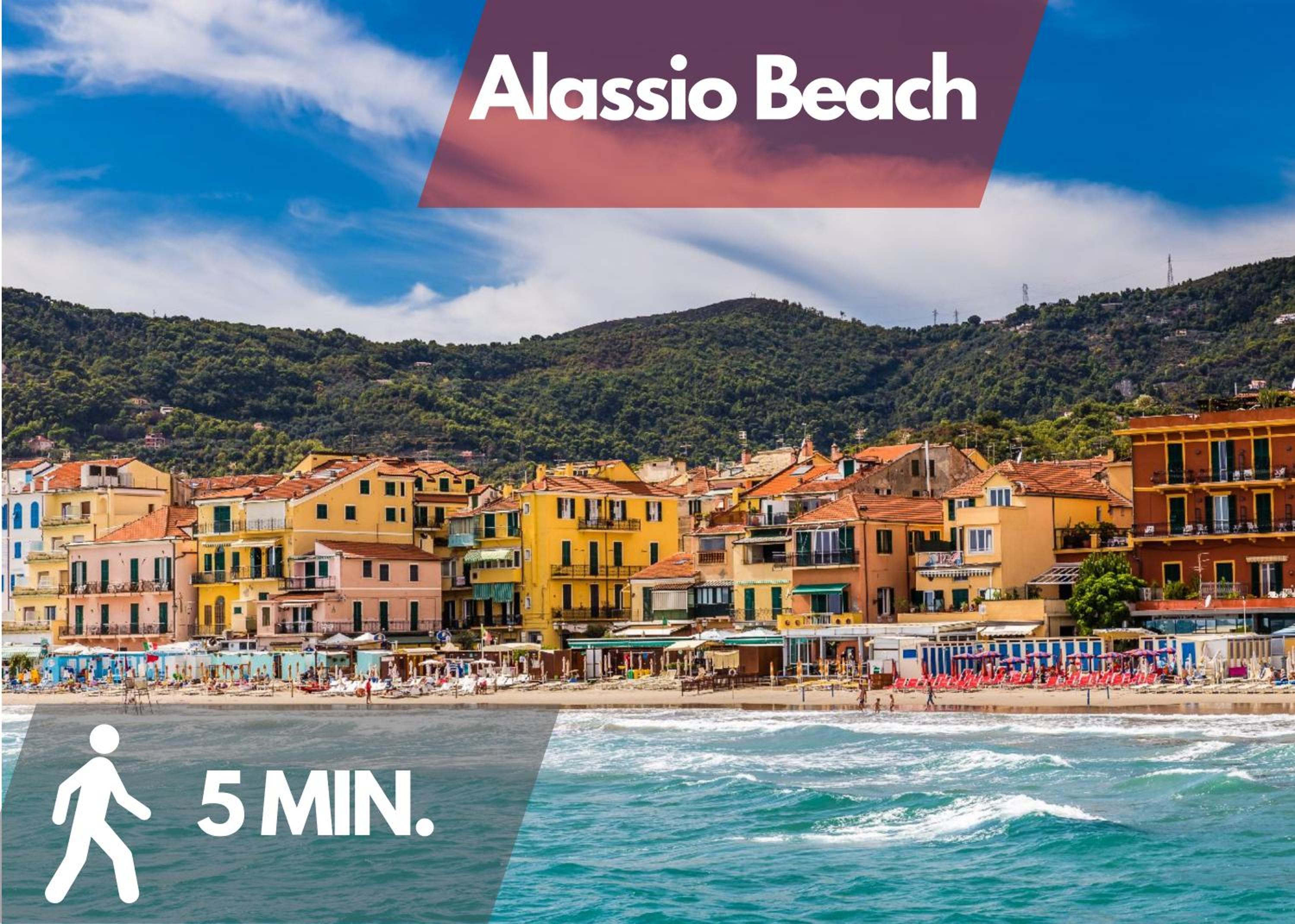 Private Garage, 300m from Sea in Alassio Centre view 3