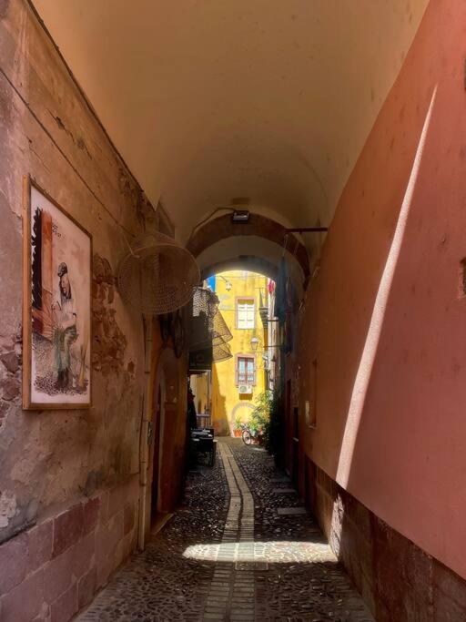 Eat sleep and wander Bosa historic central house view 2