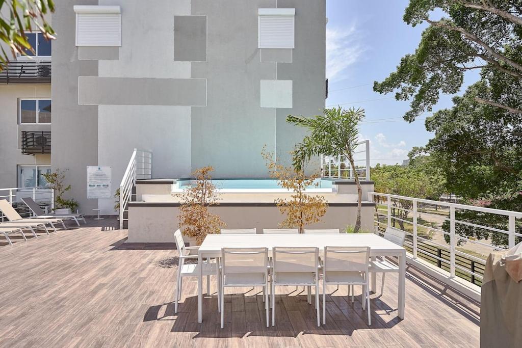 Waterfront views of Historic Zona Colonial in Riviera Colonial