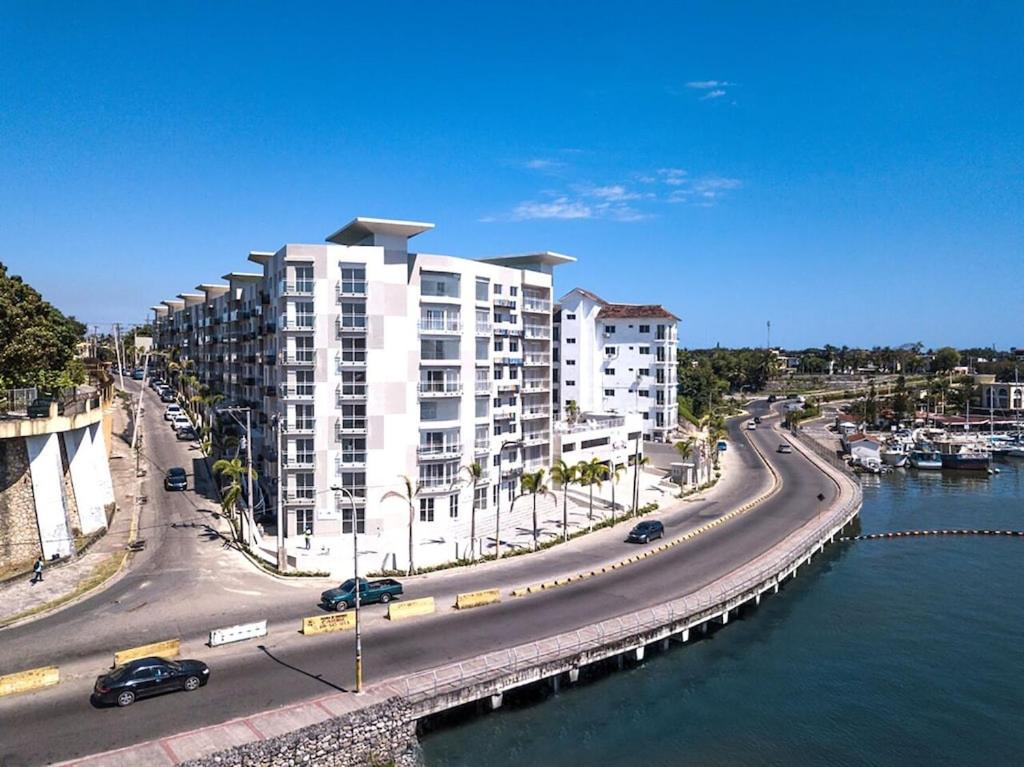 Waterfront views of Historic Zona Colonial in Riviera Colonial