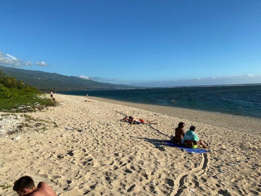 Appartement Margouillat sur la plage et lagon de La Saline