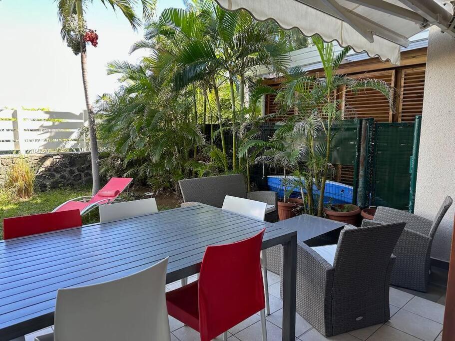 Appartement Margouillat sur la plage et lagon de La Saline