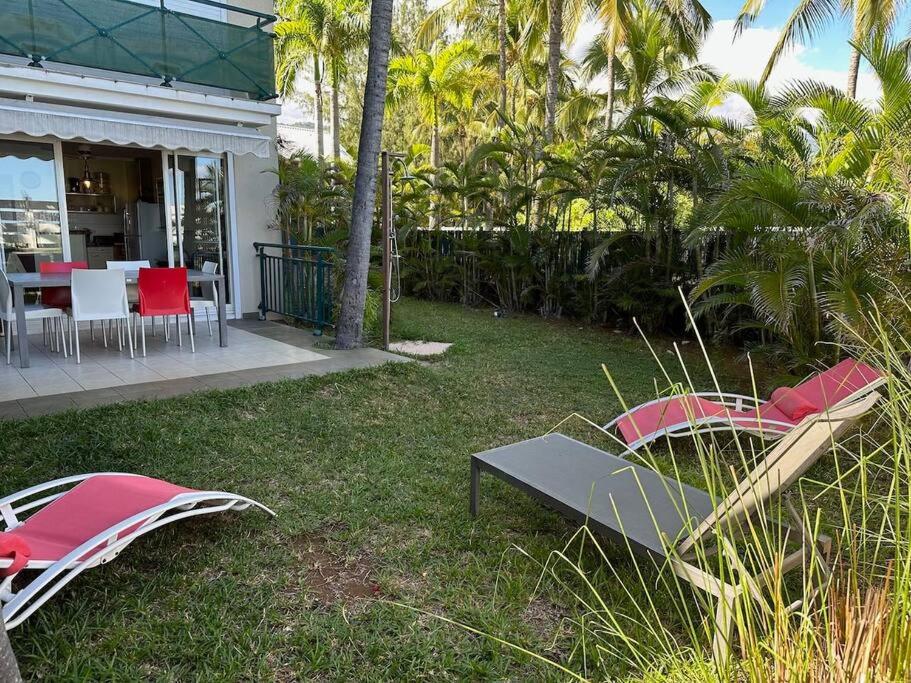 Appartement Margouillat sur la plage et lagon de La Saline