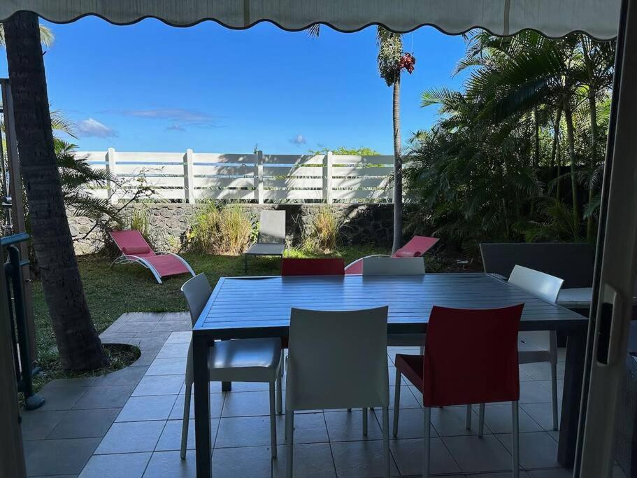 Appartement Margouillat sur la plage et lagon de La Saline